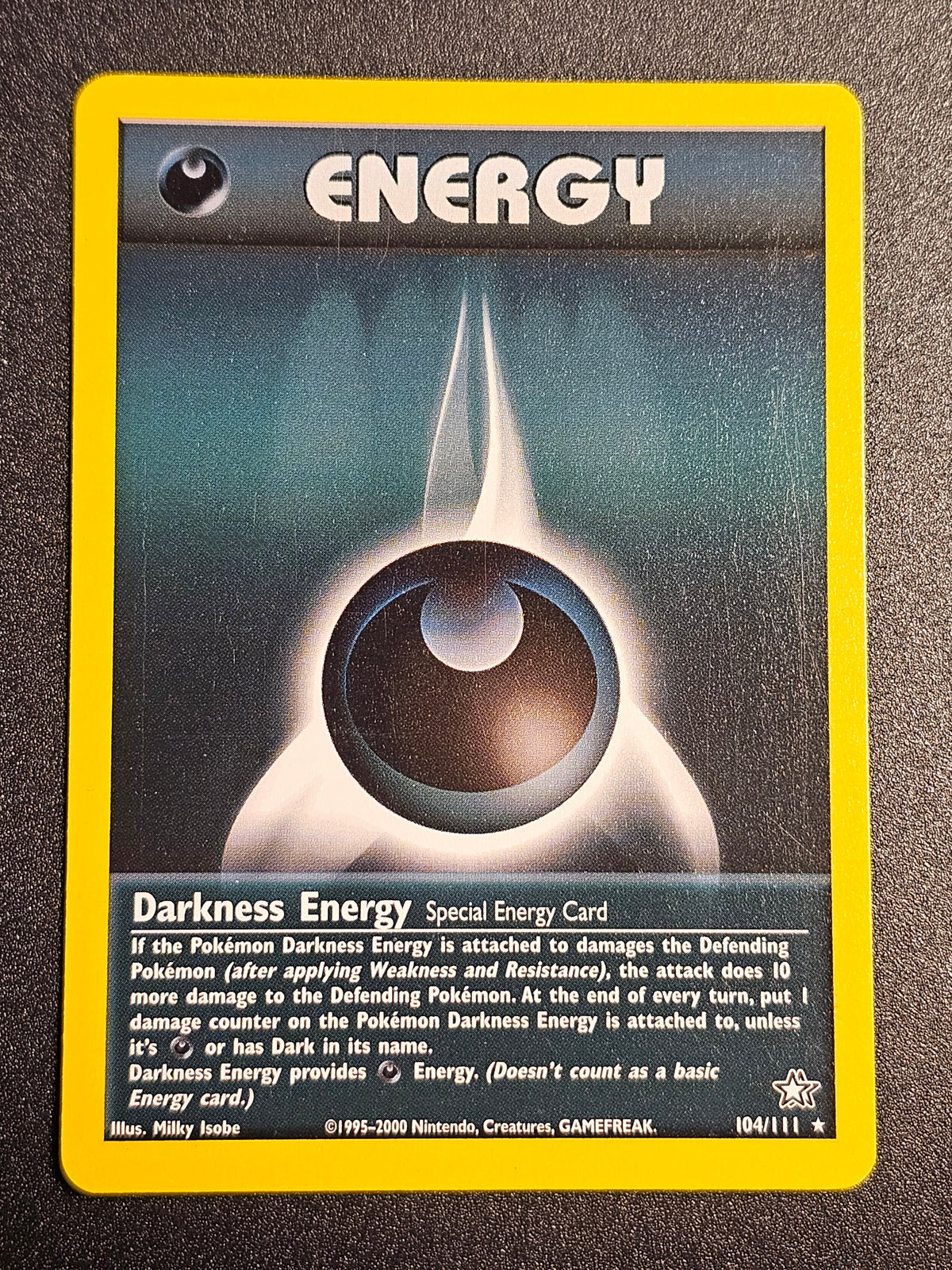 Pokemon TCG - Darkness Energy 104/111 Neo Genesis