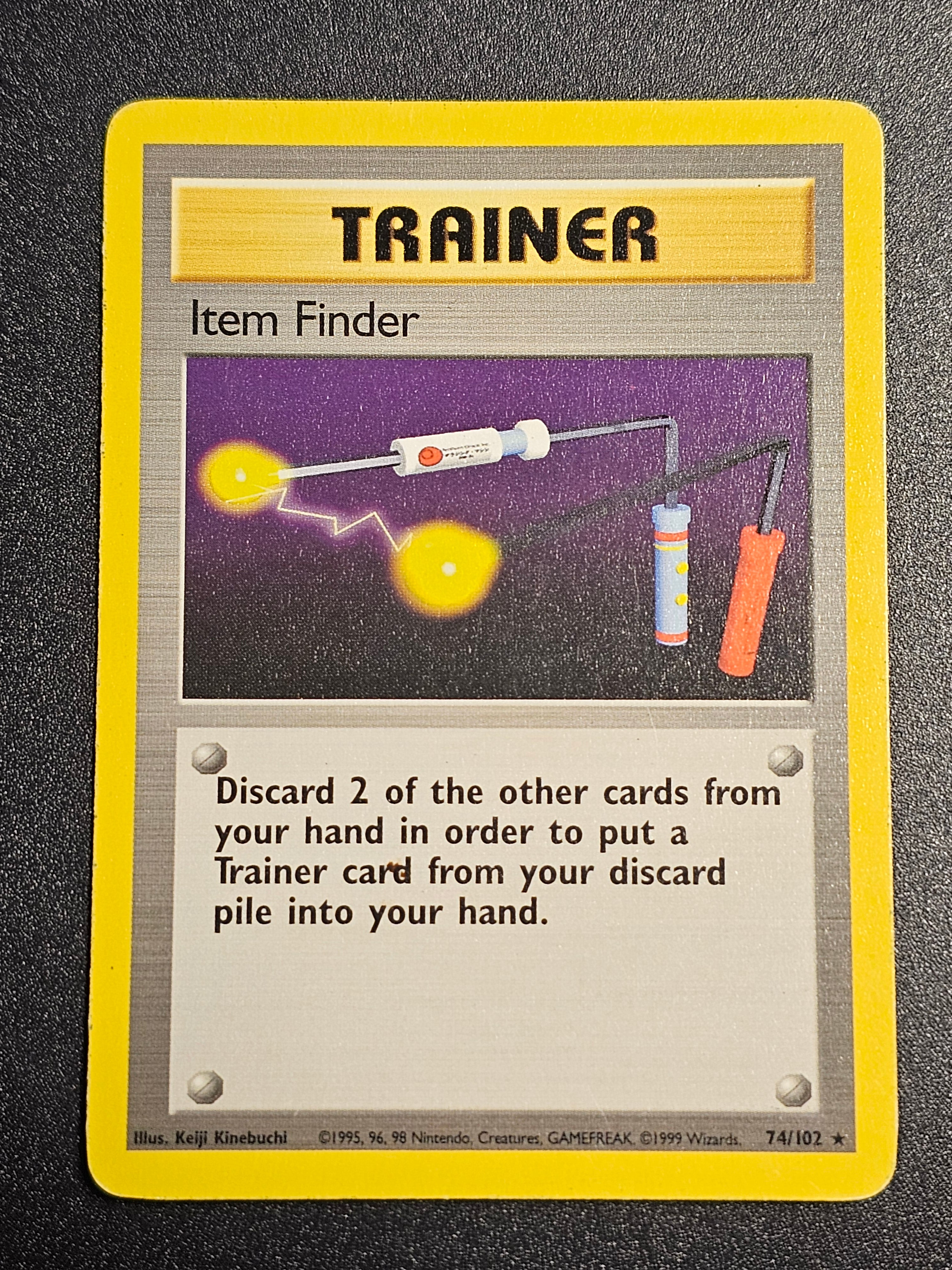 Pokemon TCG - Item Finder 74/102 Base Set Unlimited
