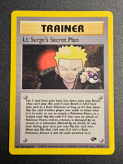 Pokemon TCG - Lt. Surge's Secret Plan 107/132 Gym Challenge