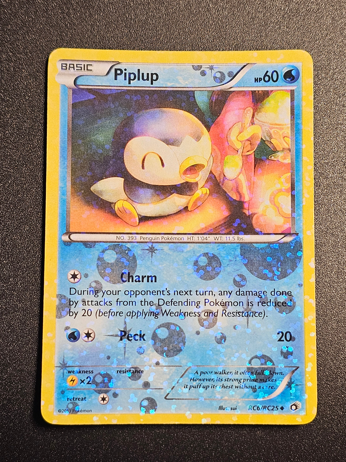 Pokemon TCG - Piplup RC6/RC25 Radiant Collection
