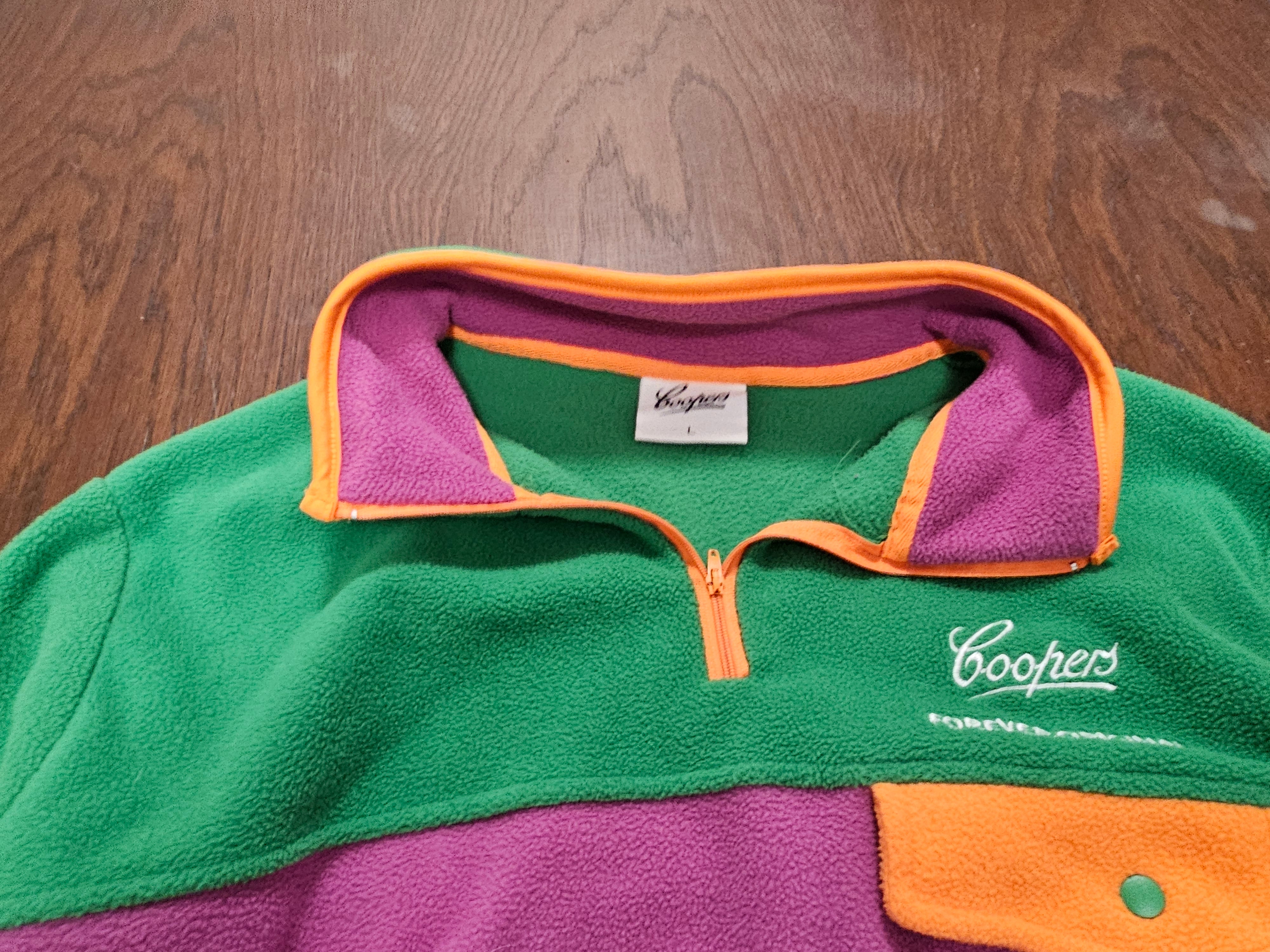 Coopers Brewery Vintage Retro Long Sleeve Fleece Jumper Large