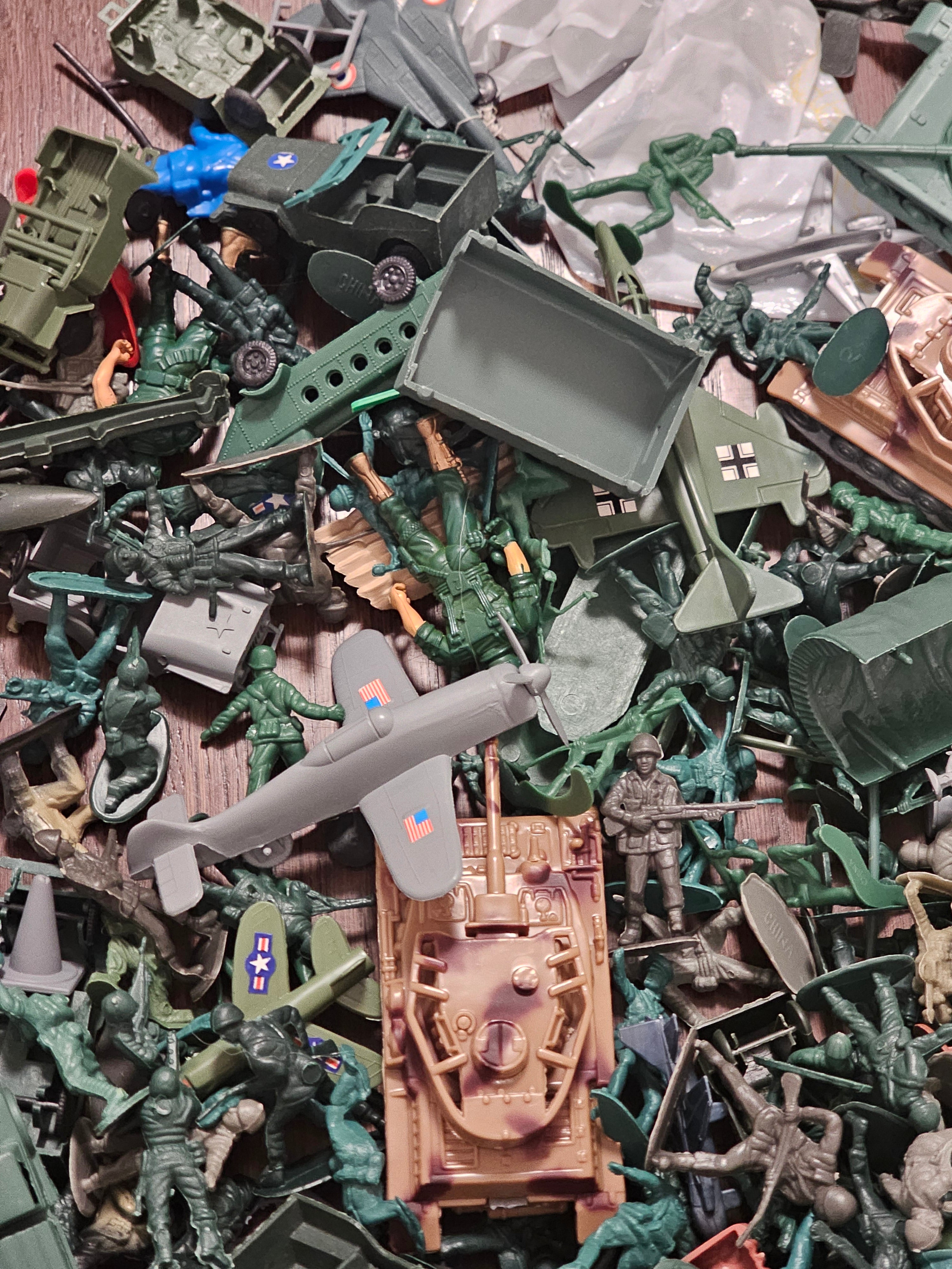 Vintage Plastic Army Men Collection