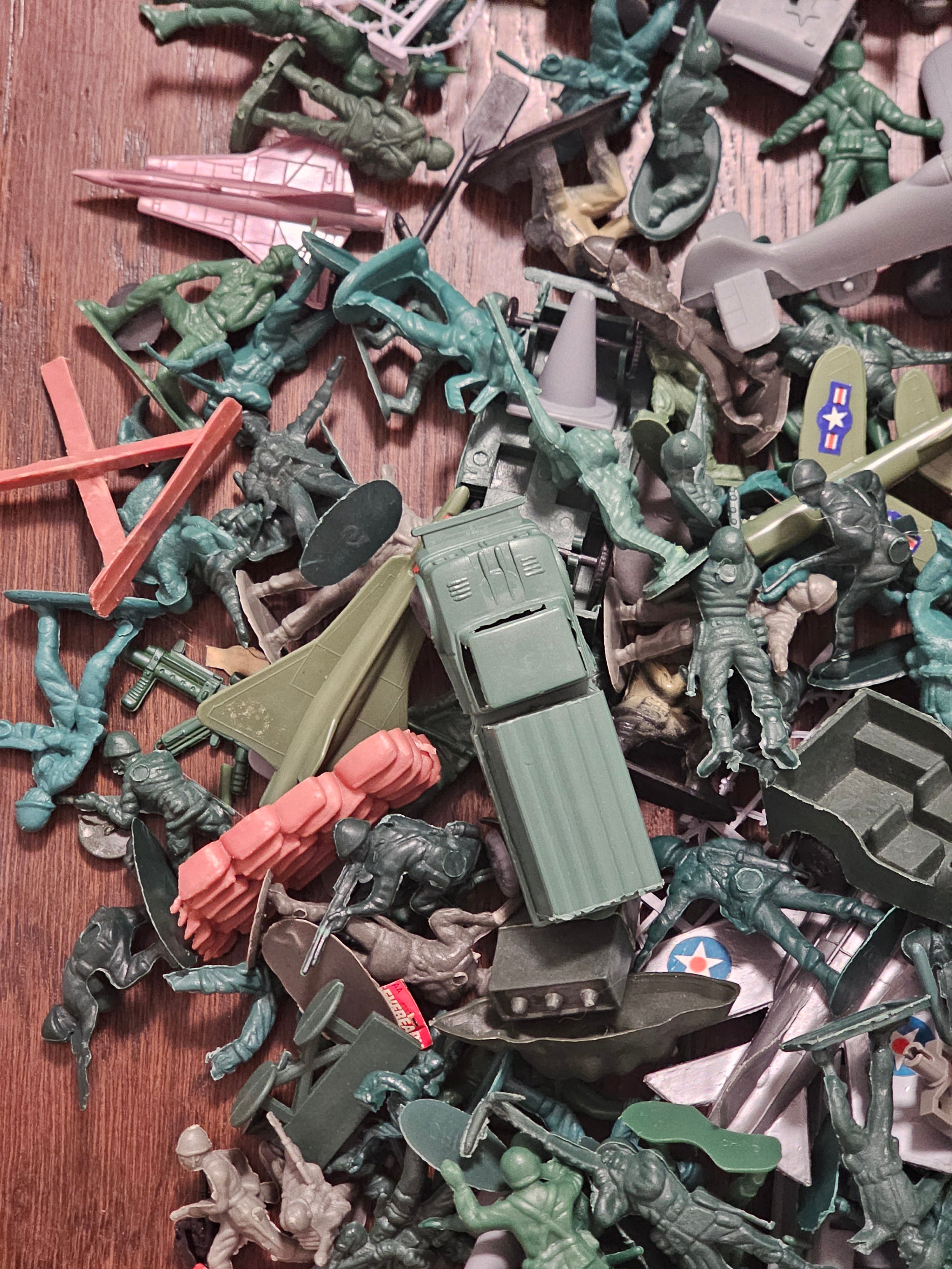 Vintage Plastic Army Men Collection