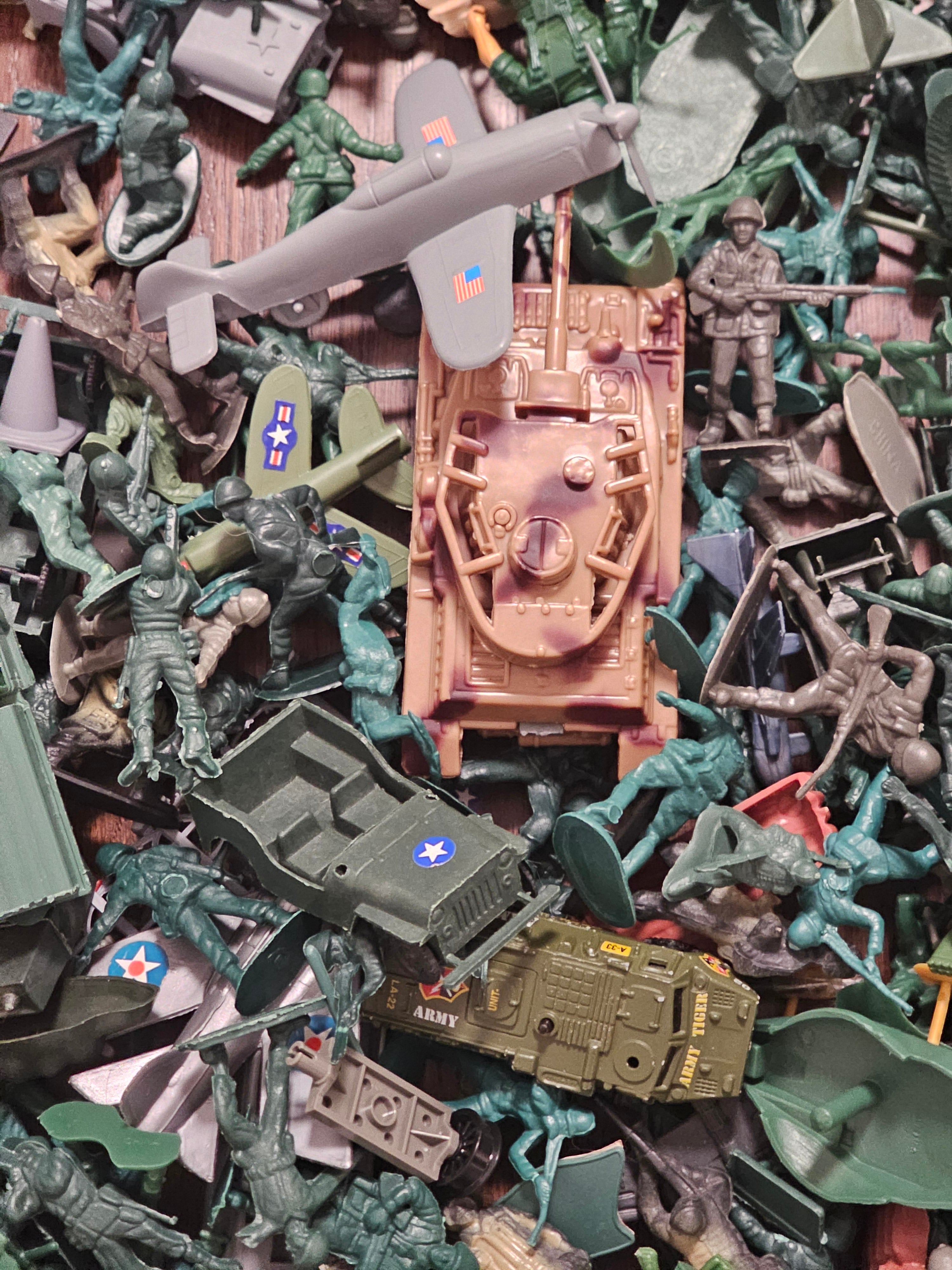 Vintage Plastic Army Men Collection