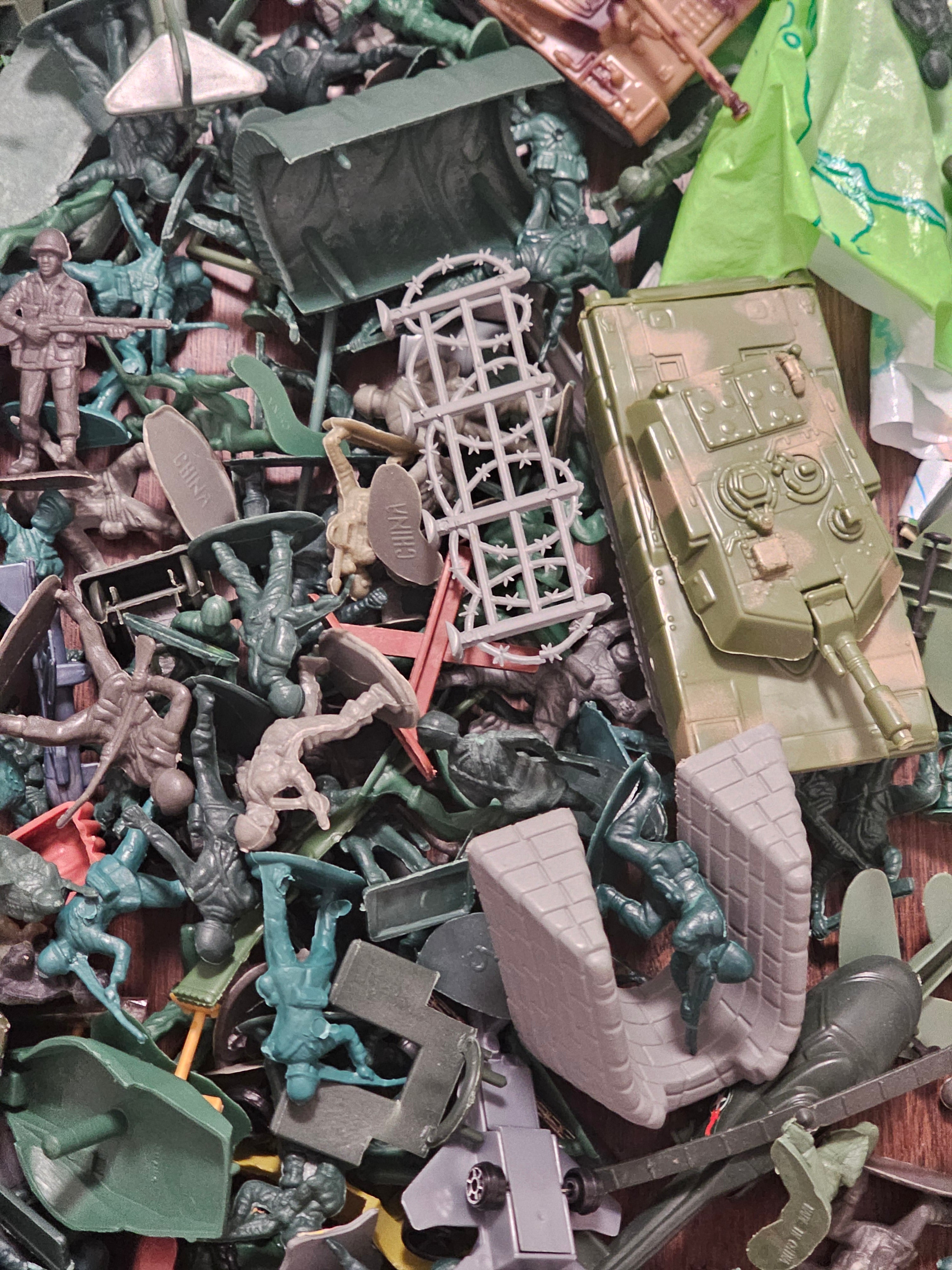 Vintage Plastic Army Men Collection