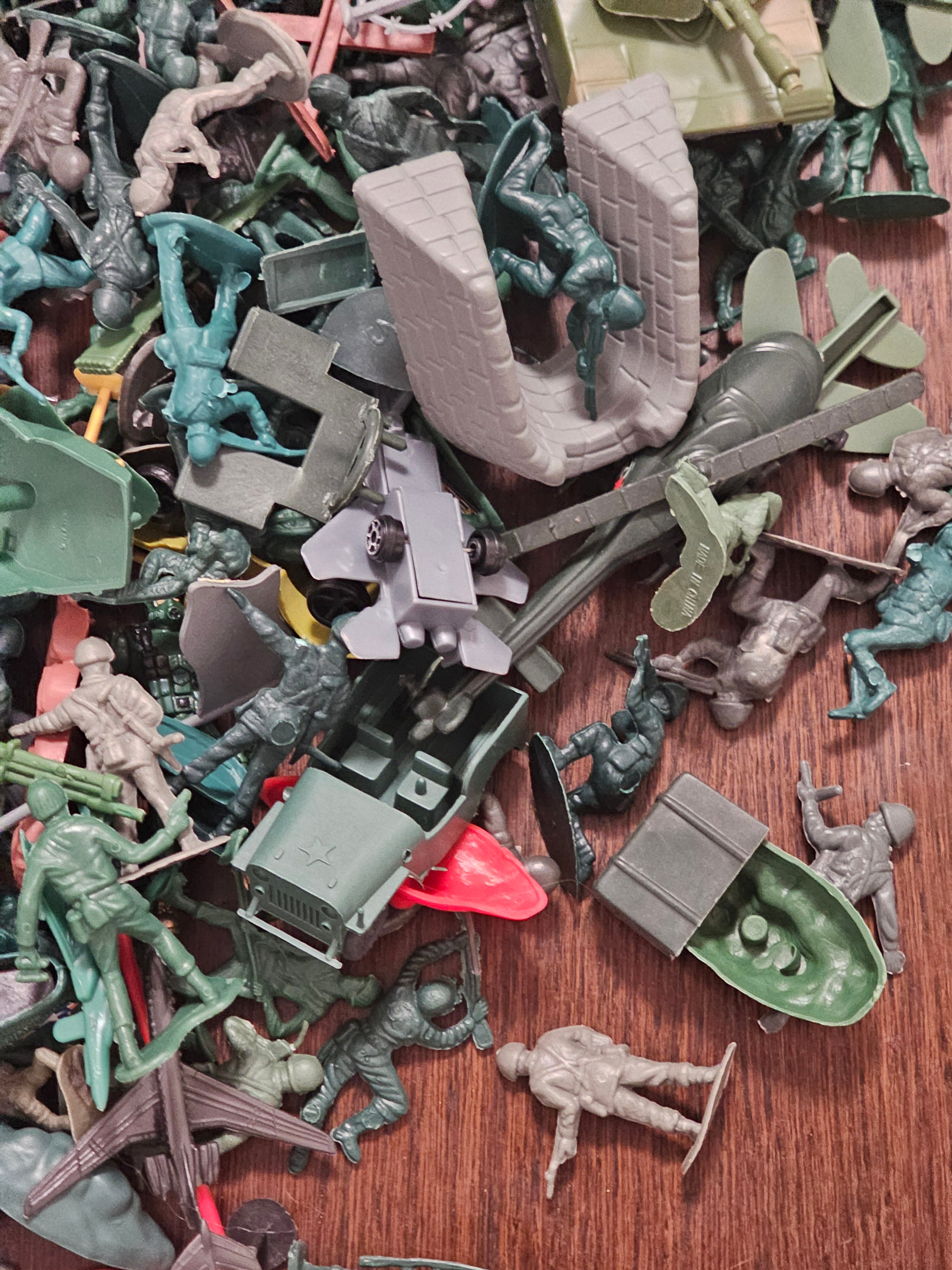Vintage Plastic Army Men Collection