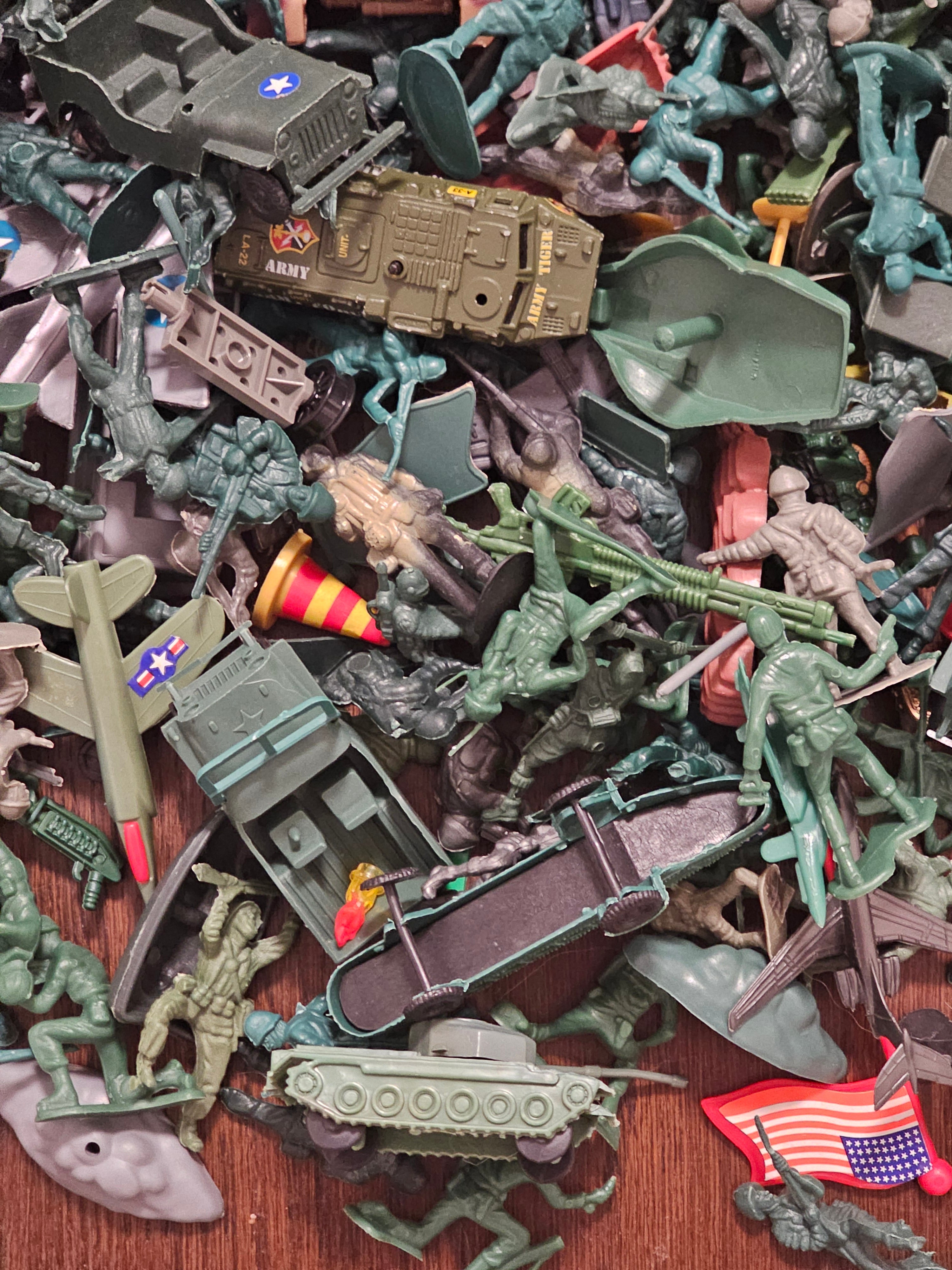 Vintage Plastic Army Men Collection