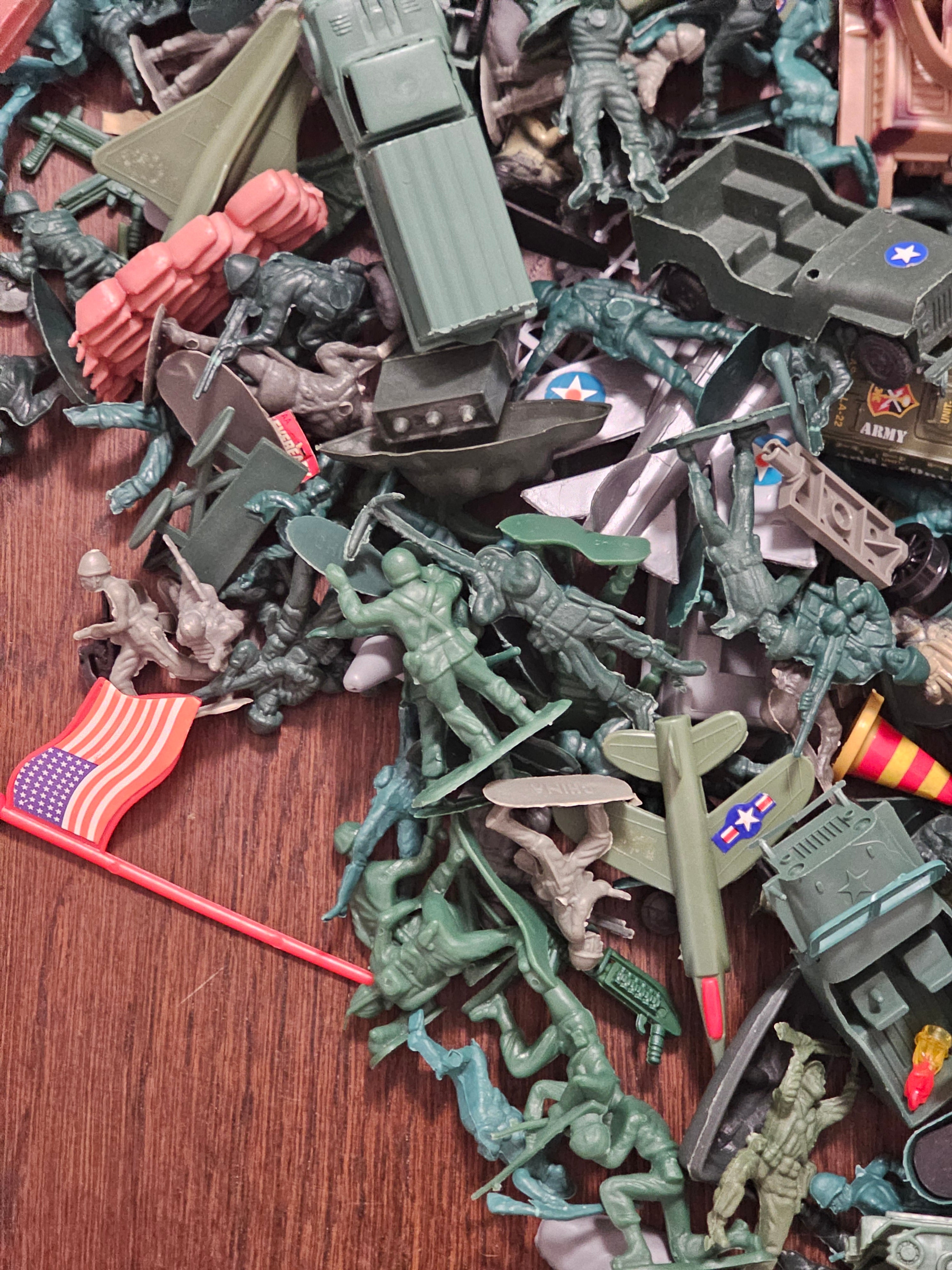 Vintage Plastic Army Men Collection