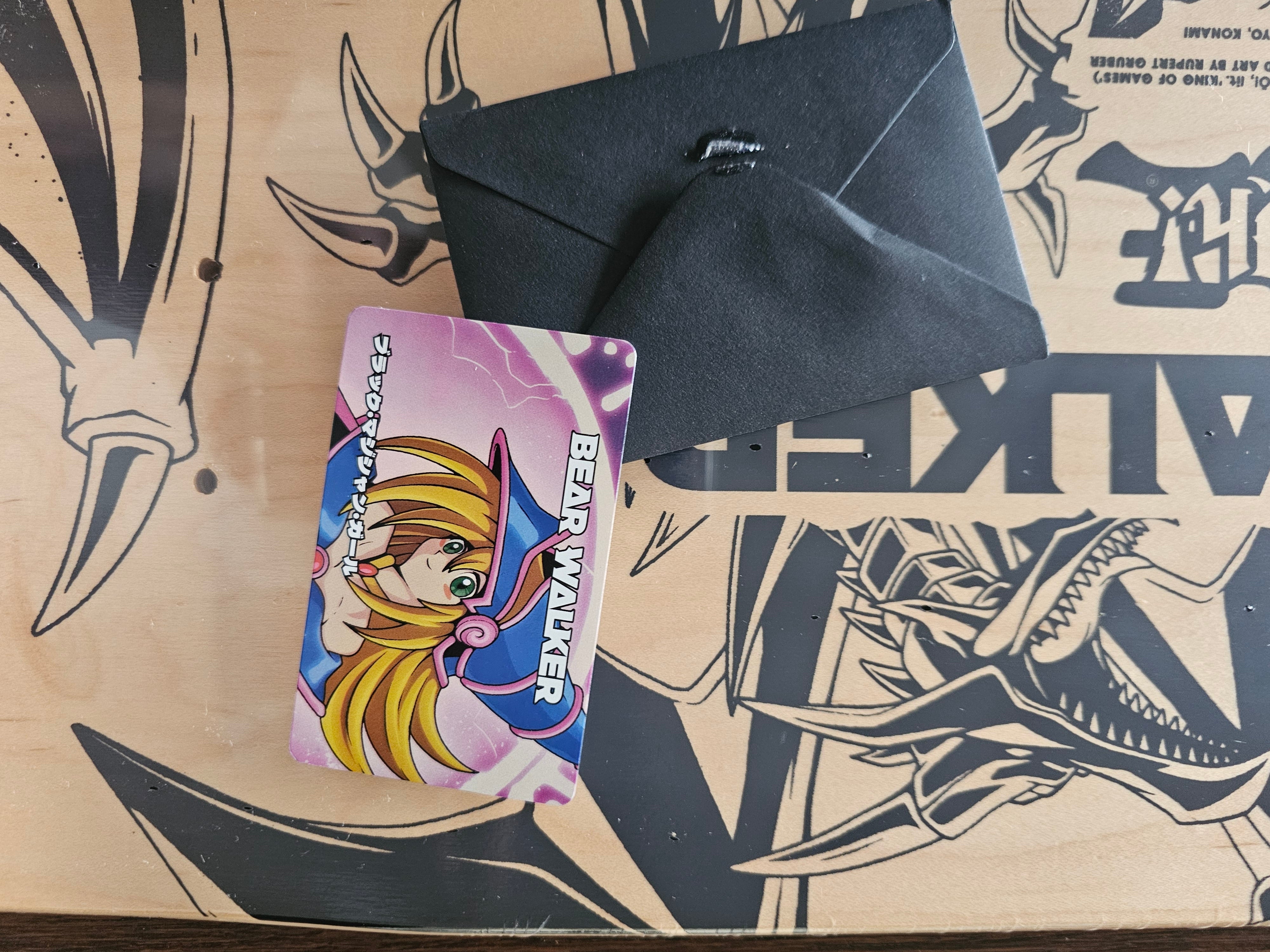 Yugioh Bear Walker Skateboard - Dark Magician Girl