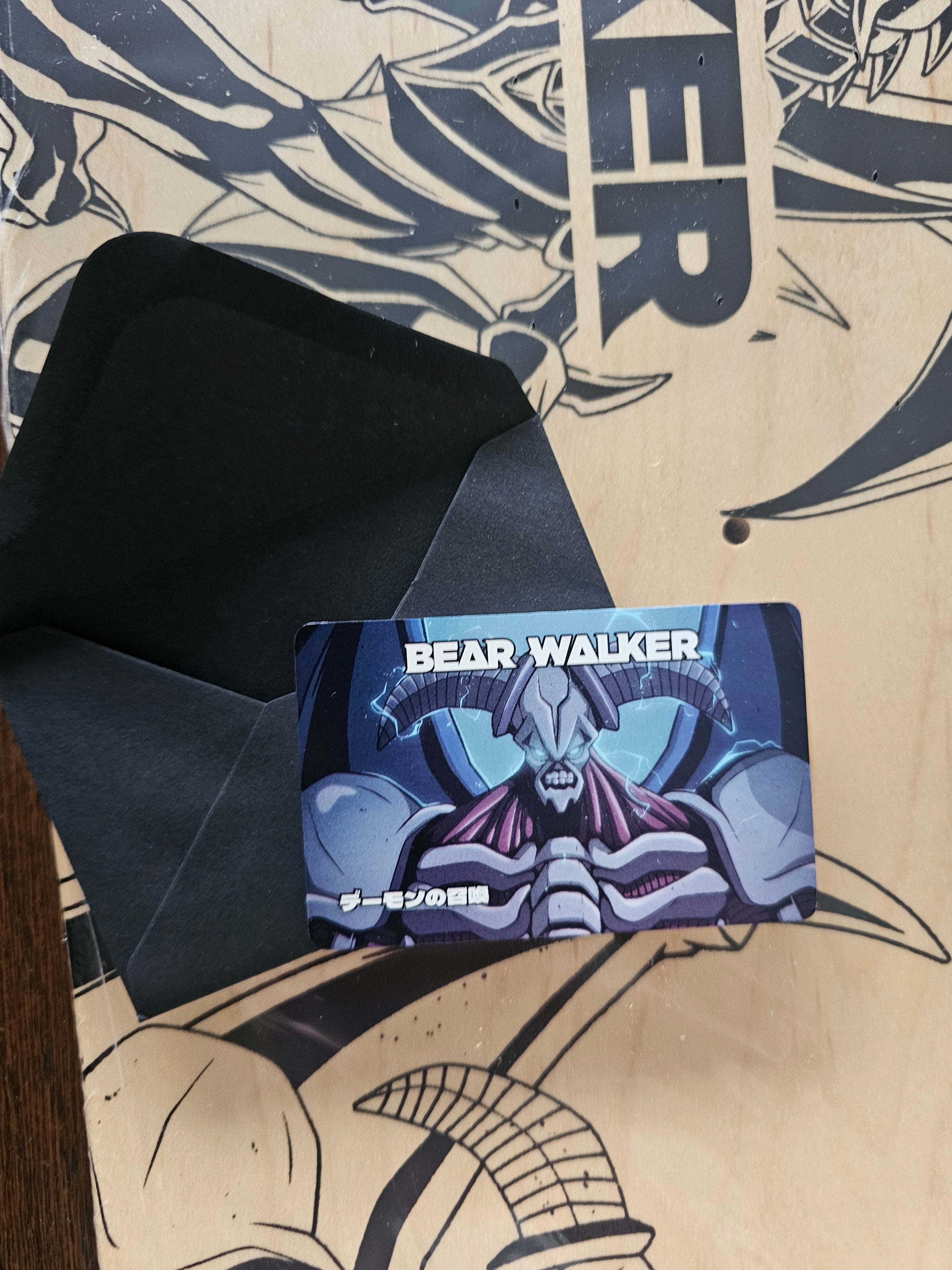 Yugioh Bear Walker Skateboard - Summoned Skull