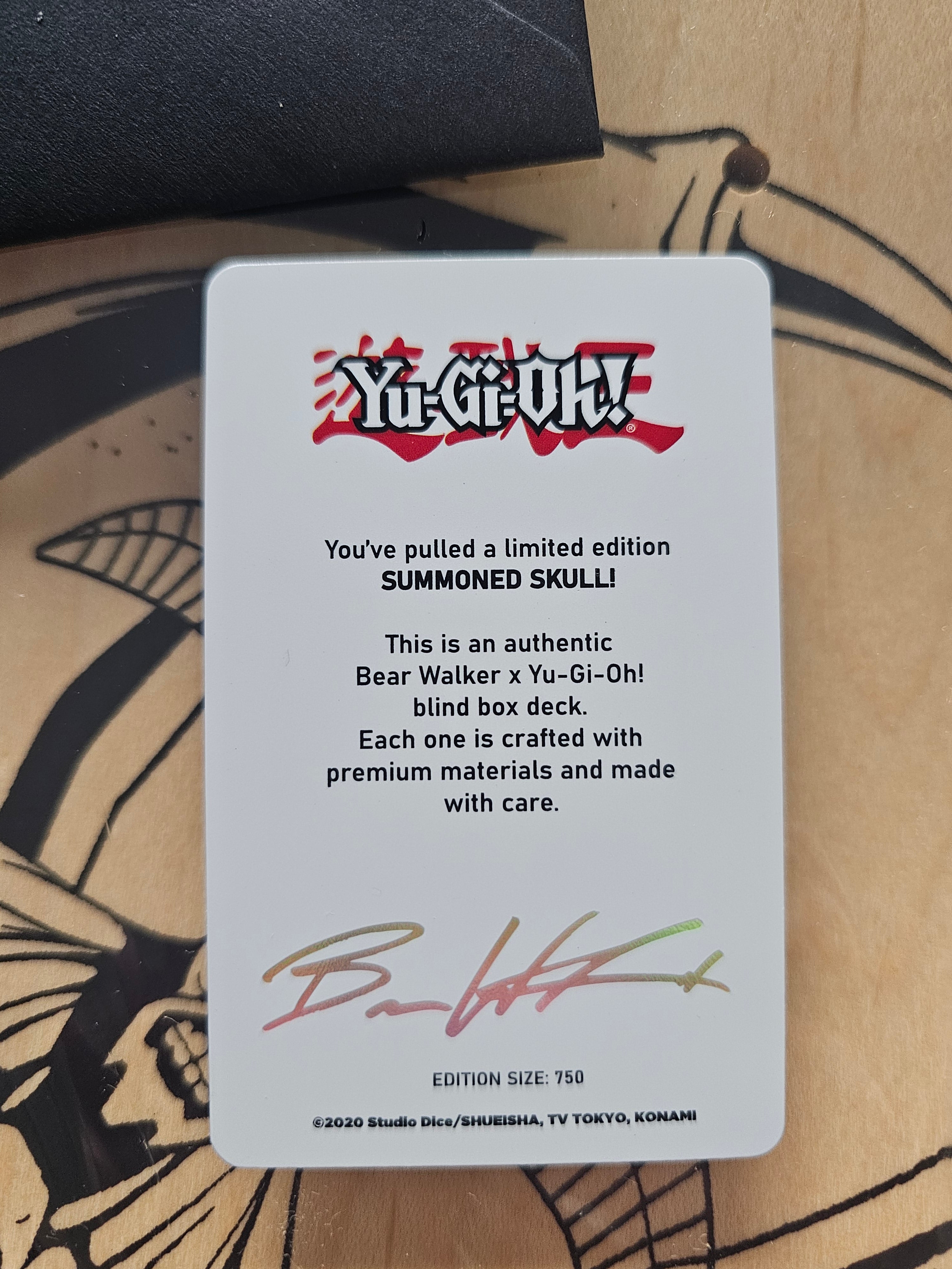 Yugioh Bear Walker Skateboard - Summoned Skull