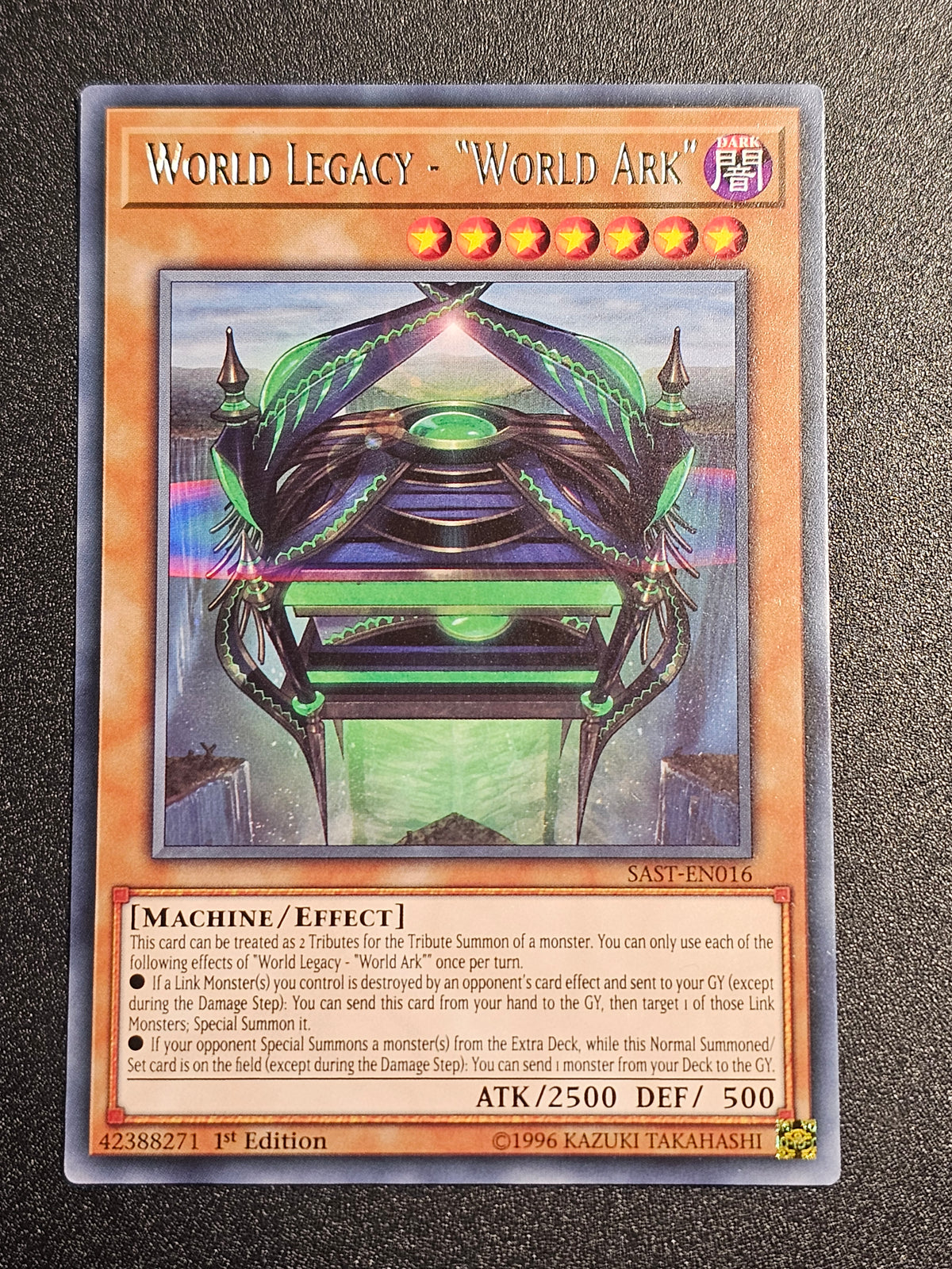 Yugioh TCG - World Legacy - World Ark SAST-EN016