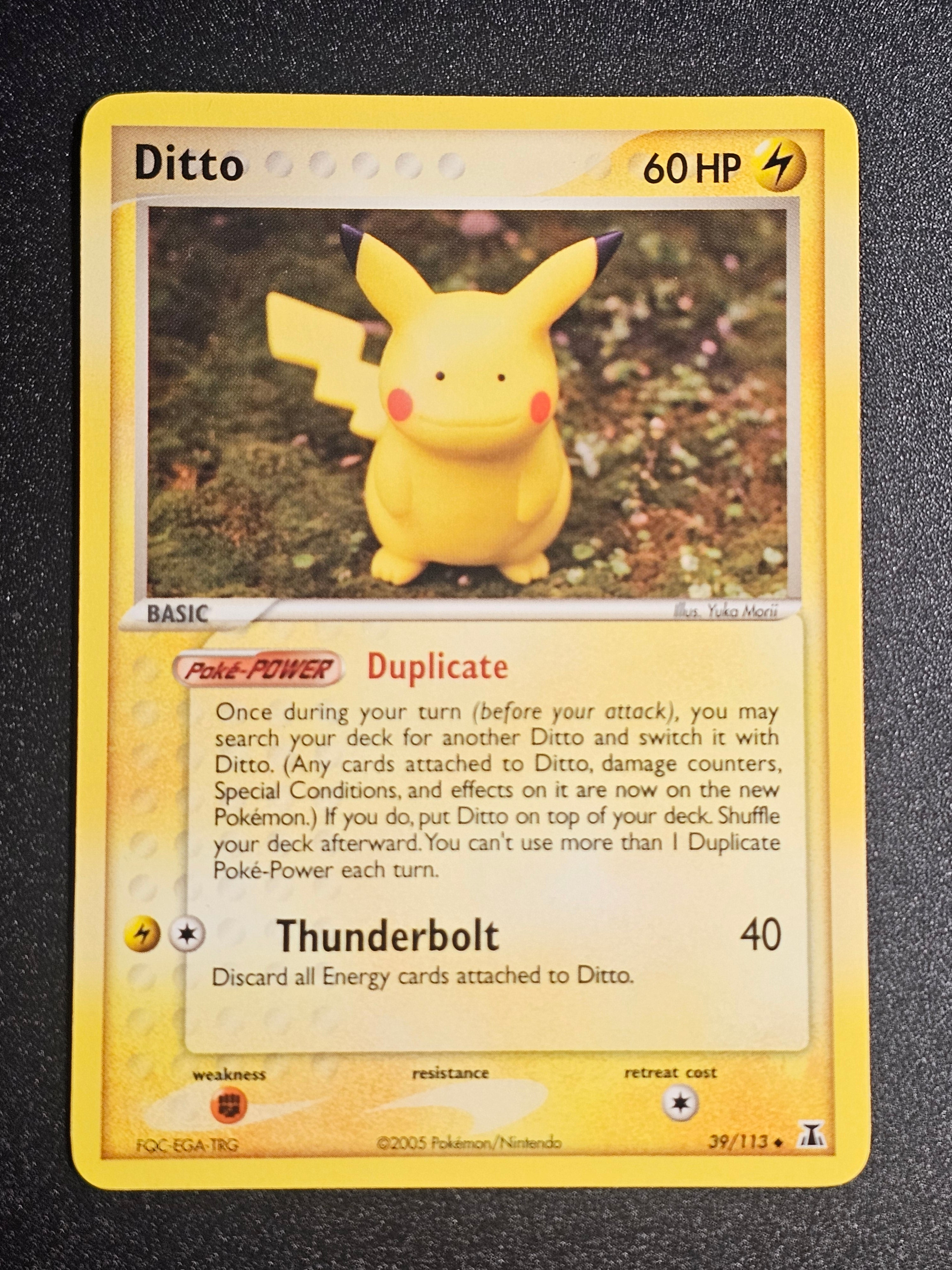 Pokemon TCG - Ditto 39/113 Pikachu Delta Species