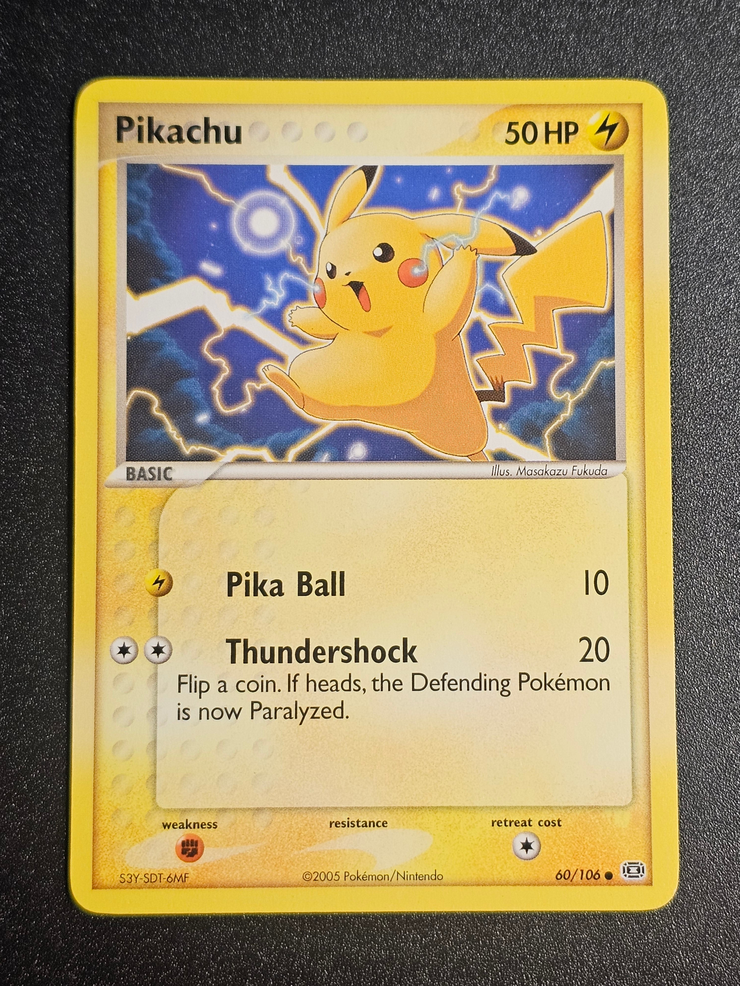 Pokemon TCG - Pikachu 60/106 Emerald