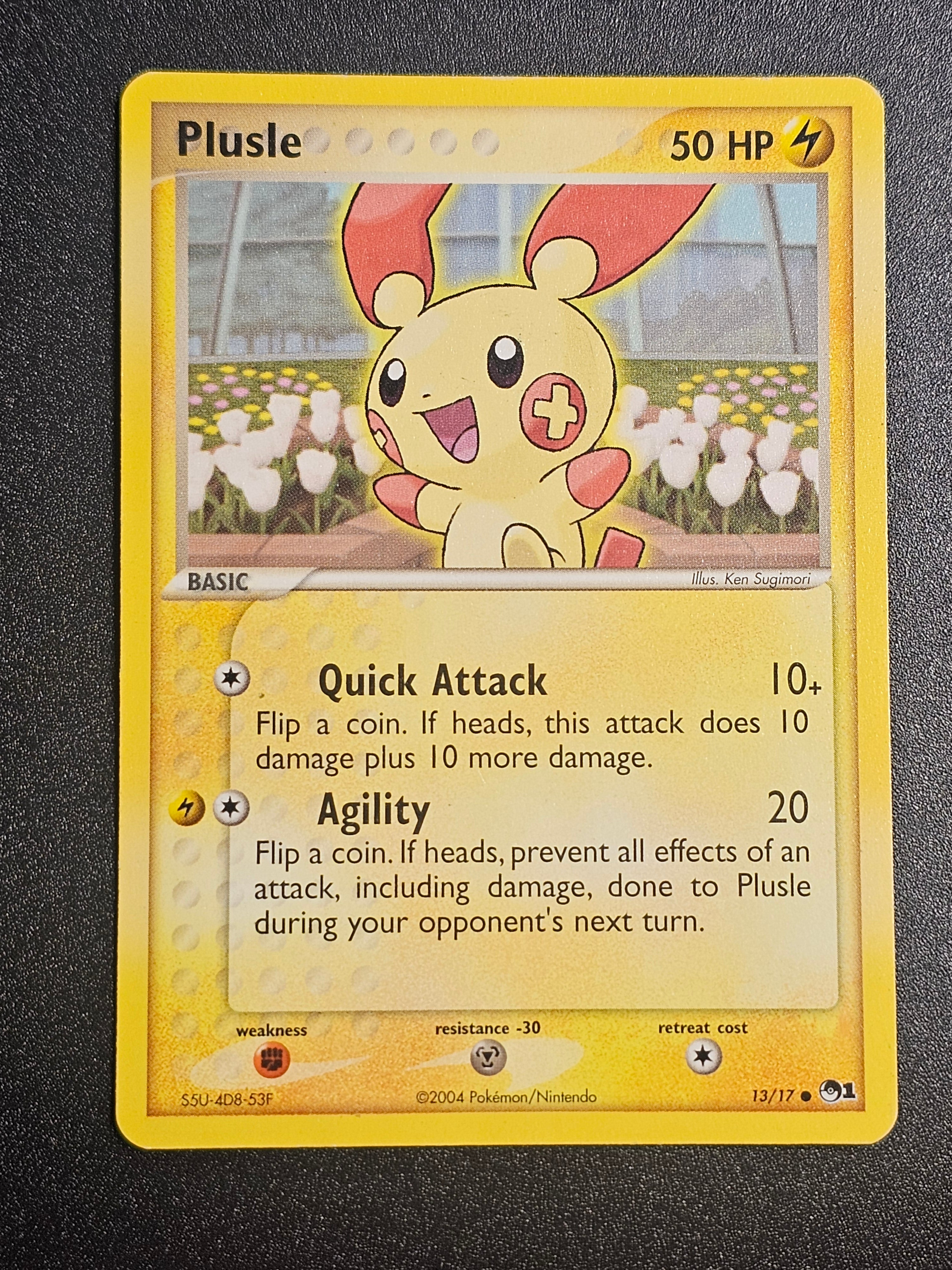 Pokemon TCG - Plusle 13/17 POP Series 1