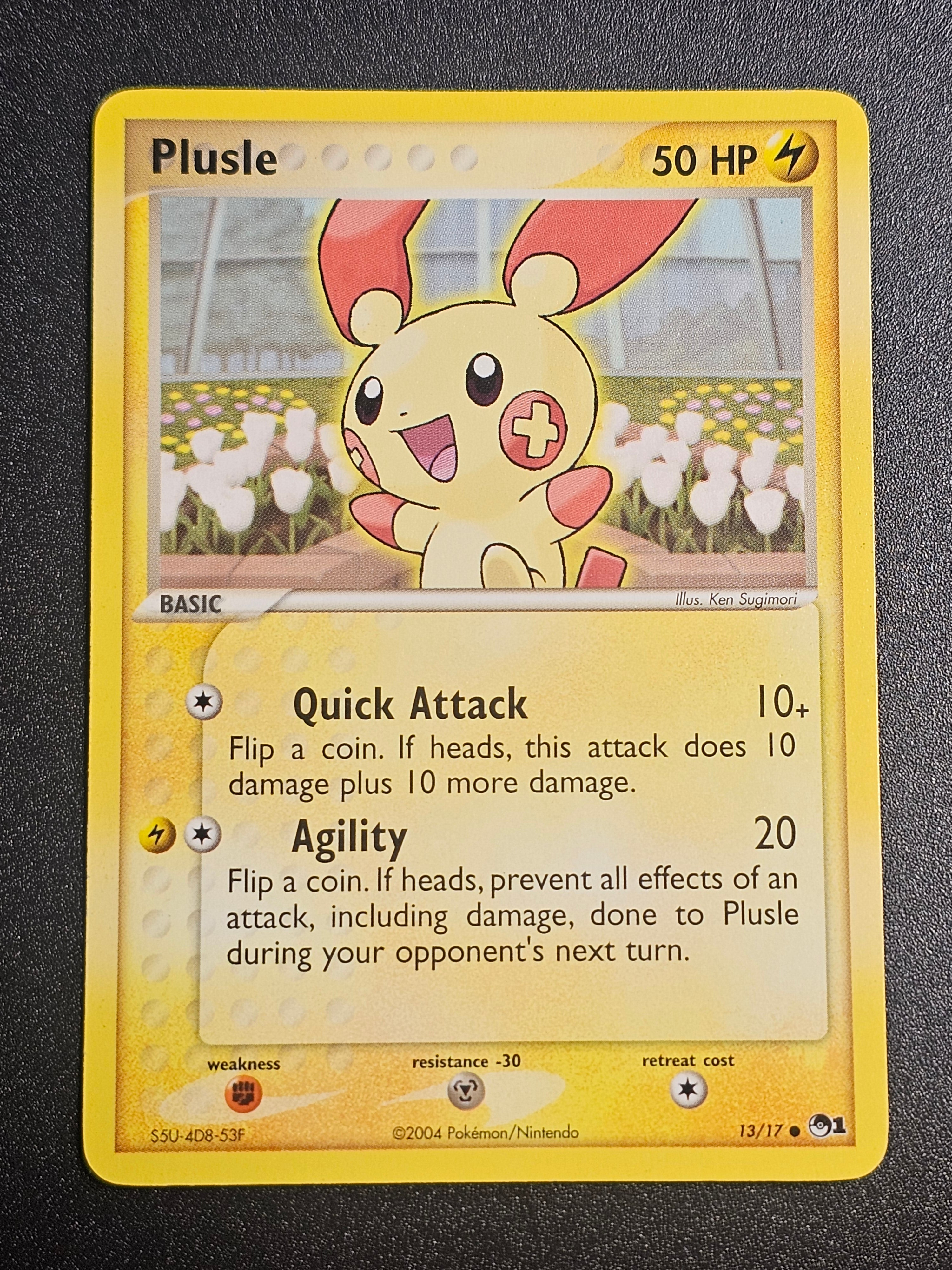 Pokemon TCG - Plusle 13/17 POP Series 1