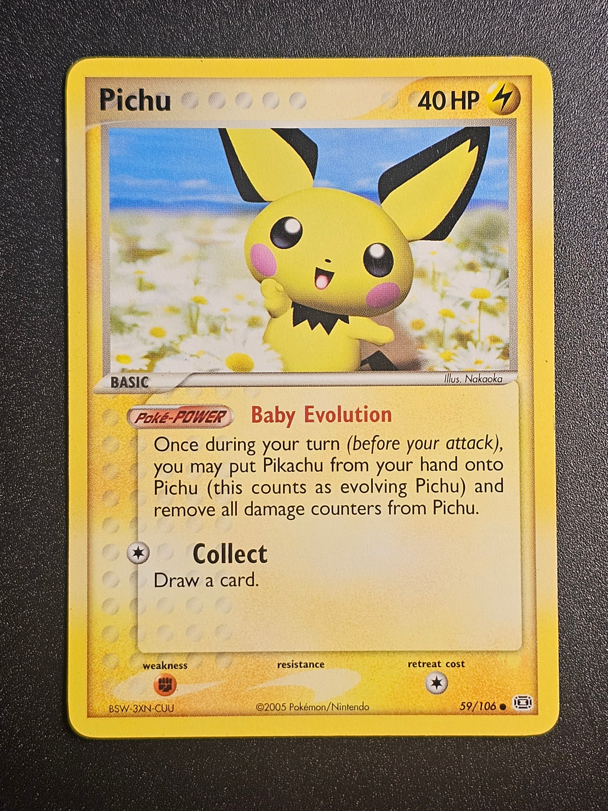 Pokemon TCG - Pichu 59/106 Emerald