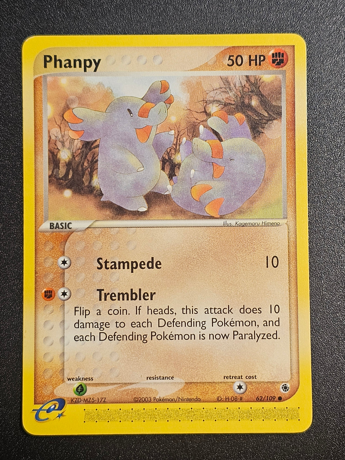 Pokemon TCG - Phanpy 62/109 EX Ruby & Sapphire