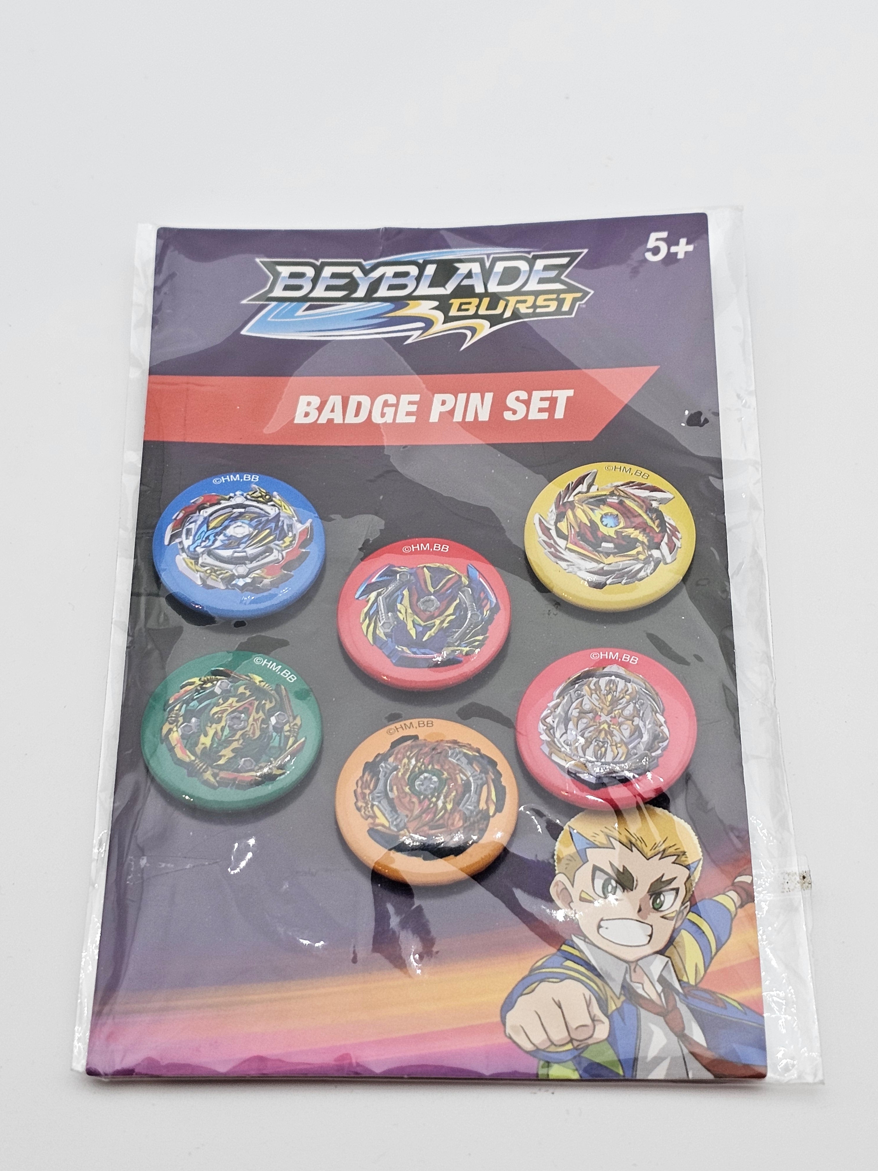 Beyblade Burst Badge Pin Set
