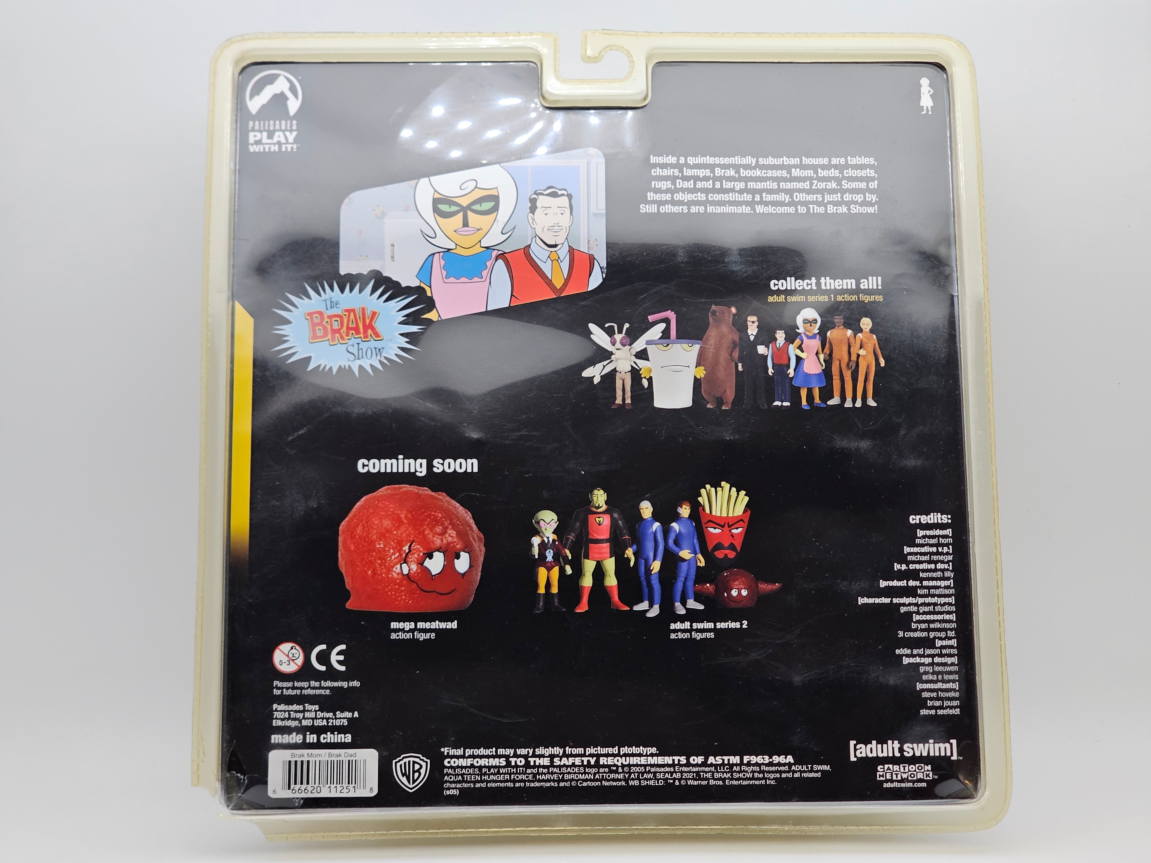 Adult Swim Palisades Series 1 Action Figures The Brak Show