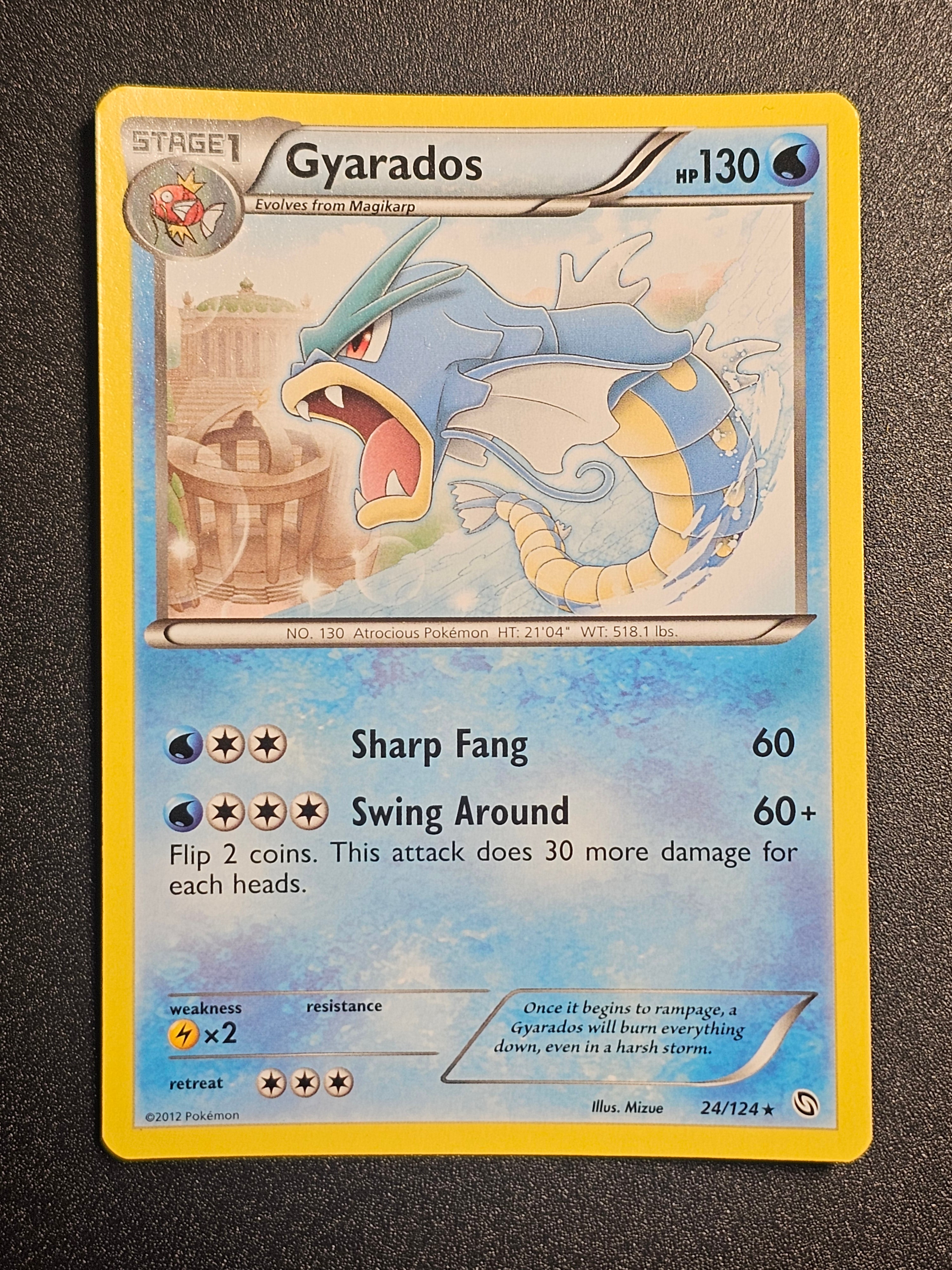 Pokemon TCG - Gyarados 24/124 Dragons Exalted