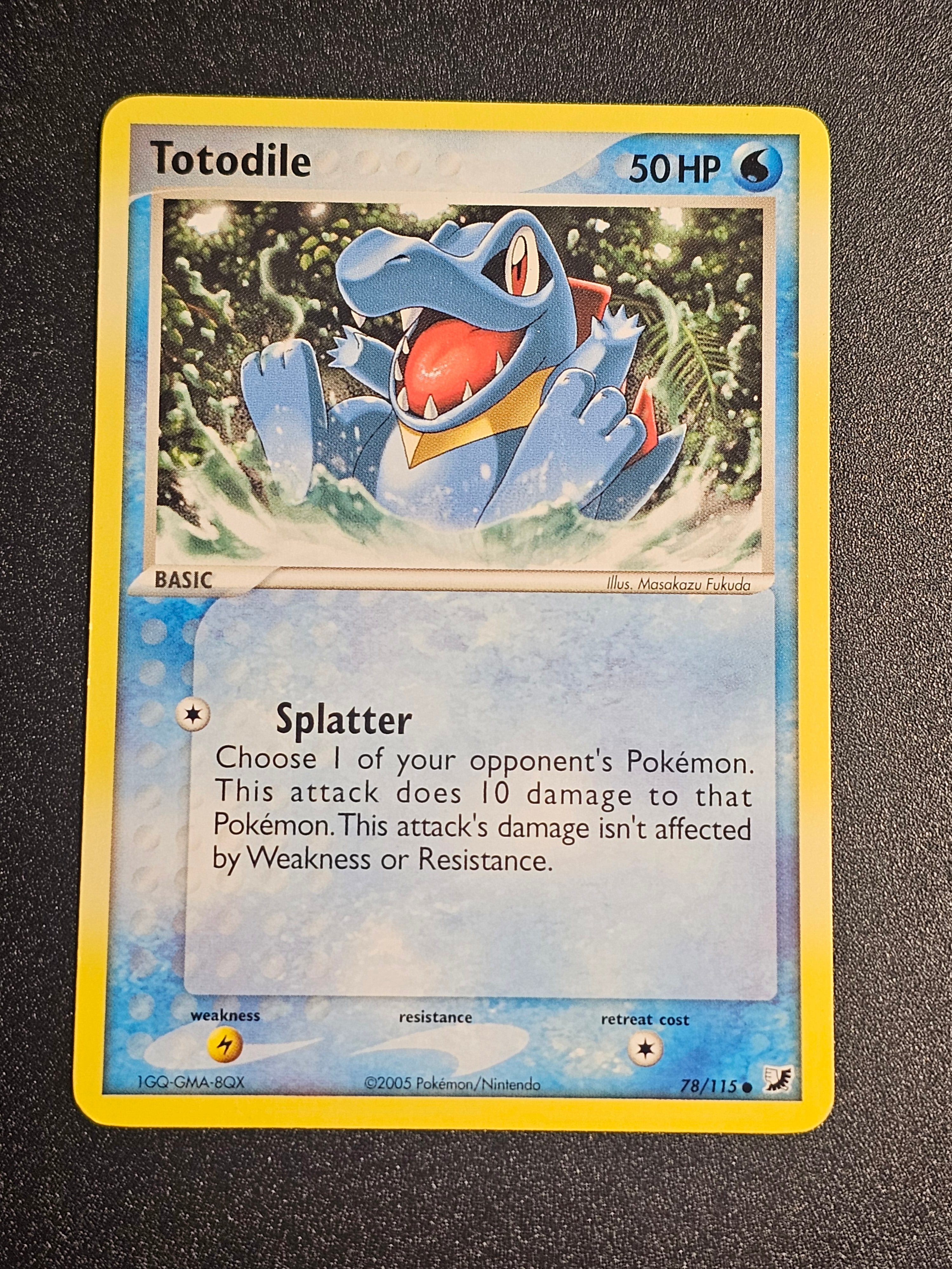 Pokemon TCG - Totodile 78/115 Unseen Forces