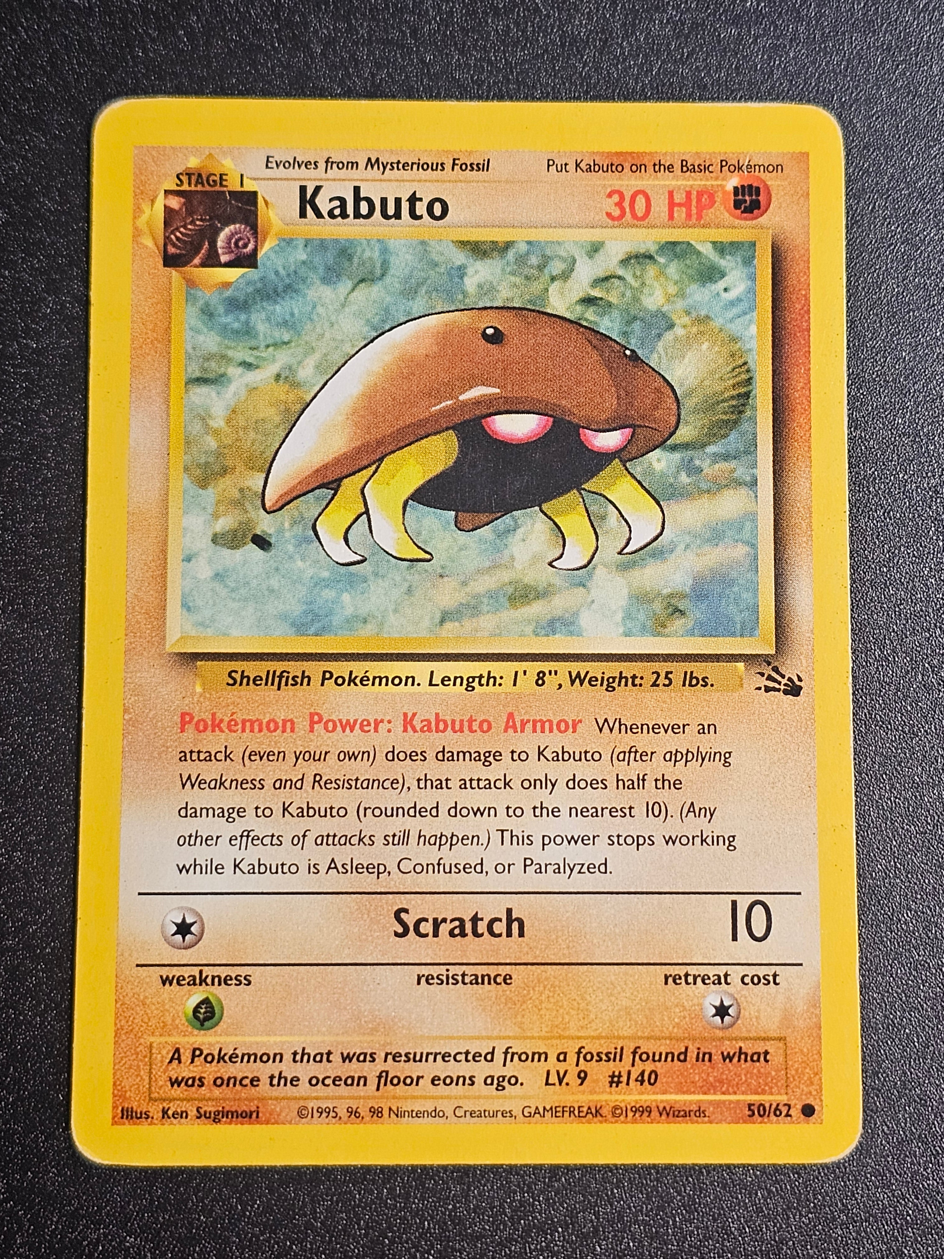 Pokemon TCG - Kabutops 50/62 Fossil