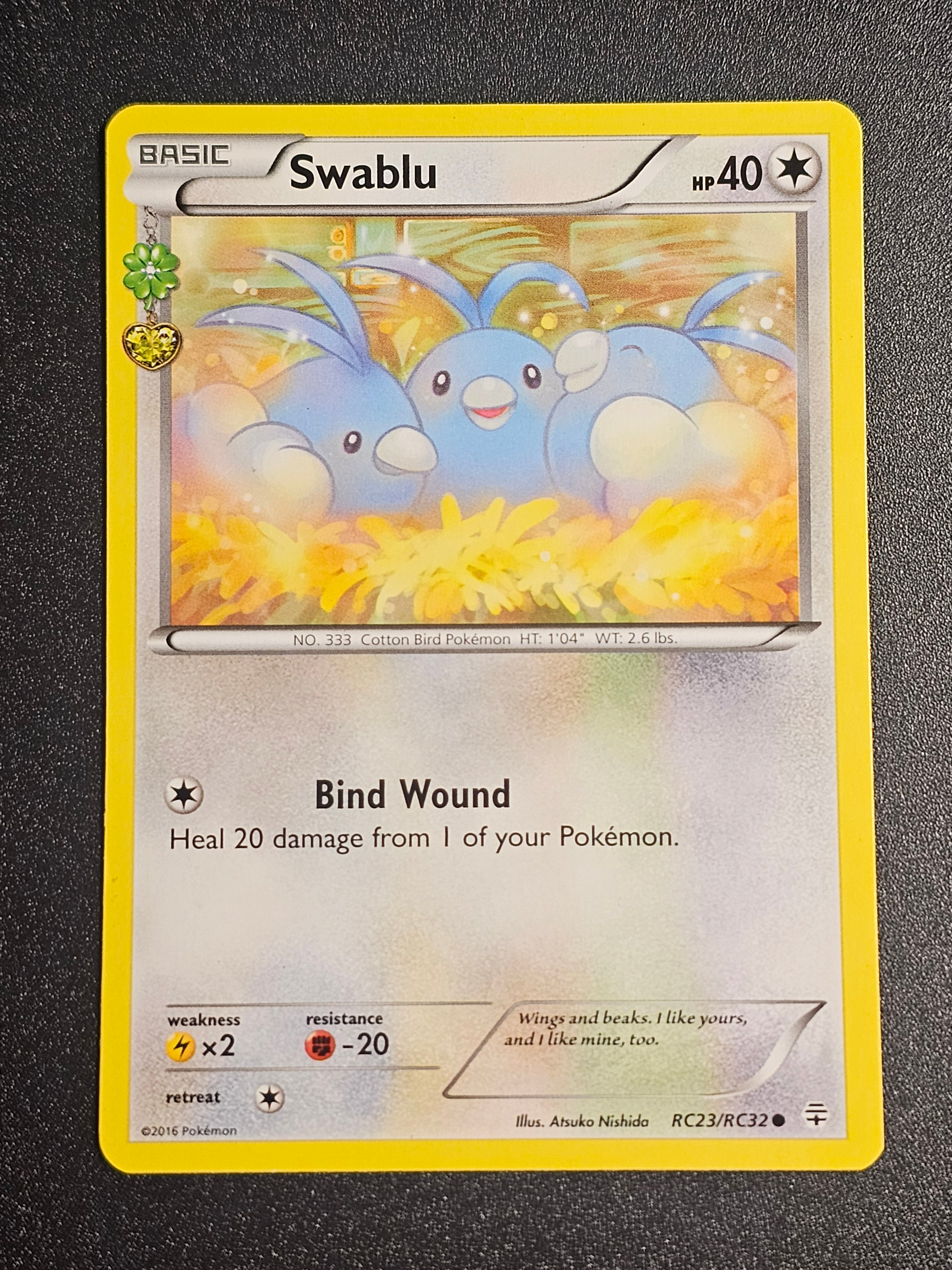 Pokemon TCG - Swablu RC32/RC32 Radiant Collection