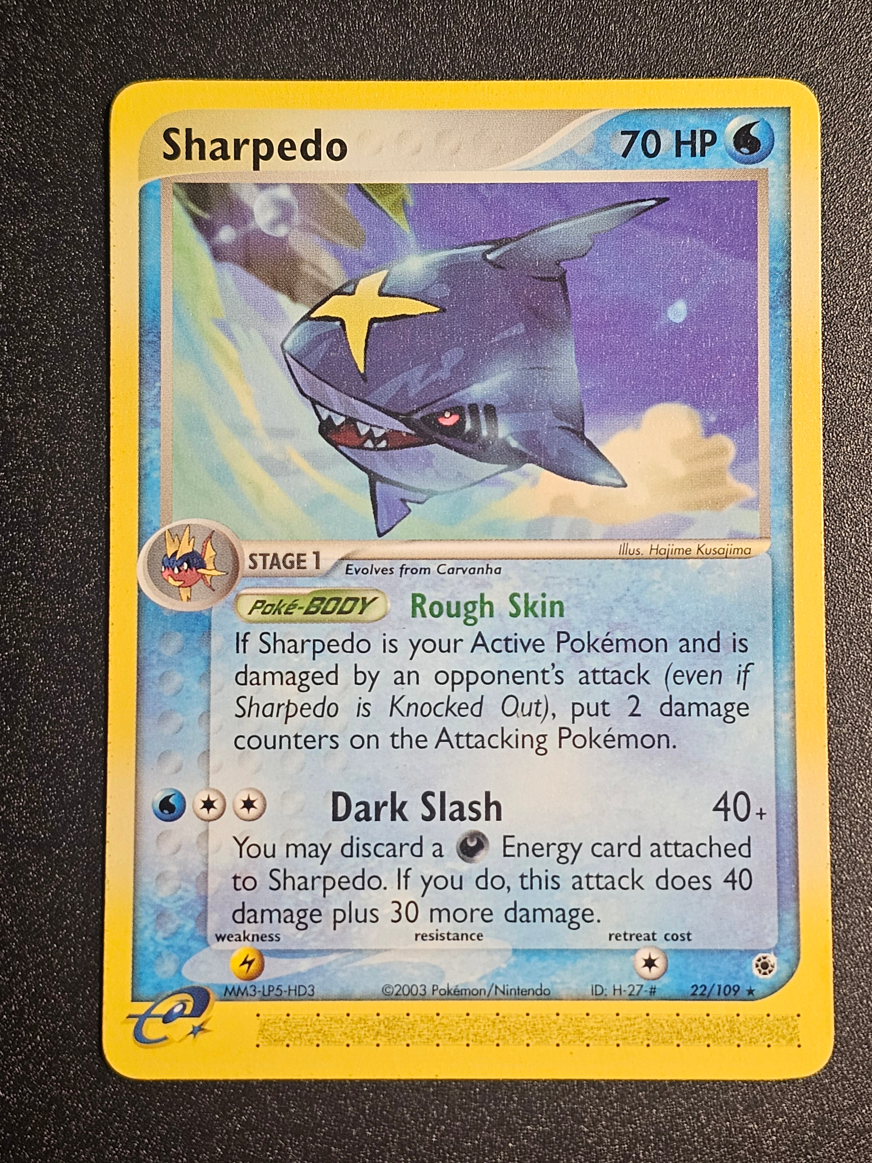 Pokemon TCG - Sharpedo 22/109 Ruby & Sapphire