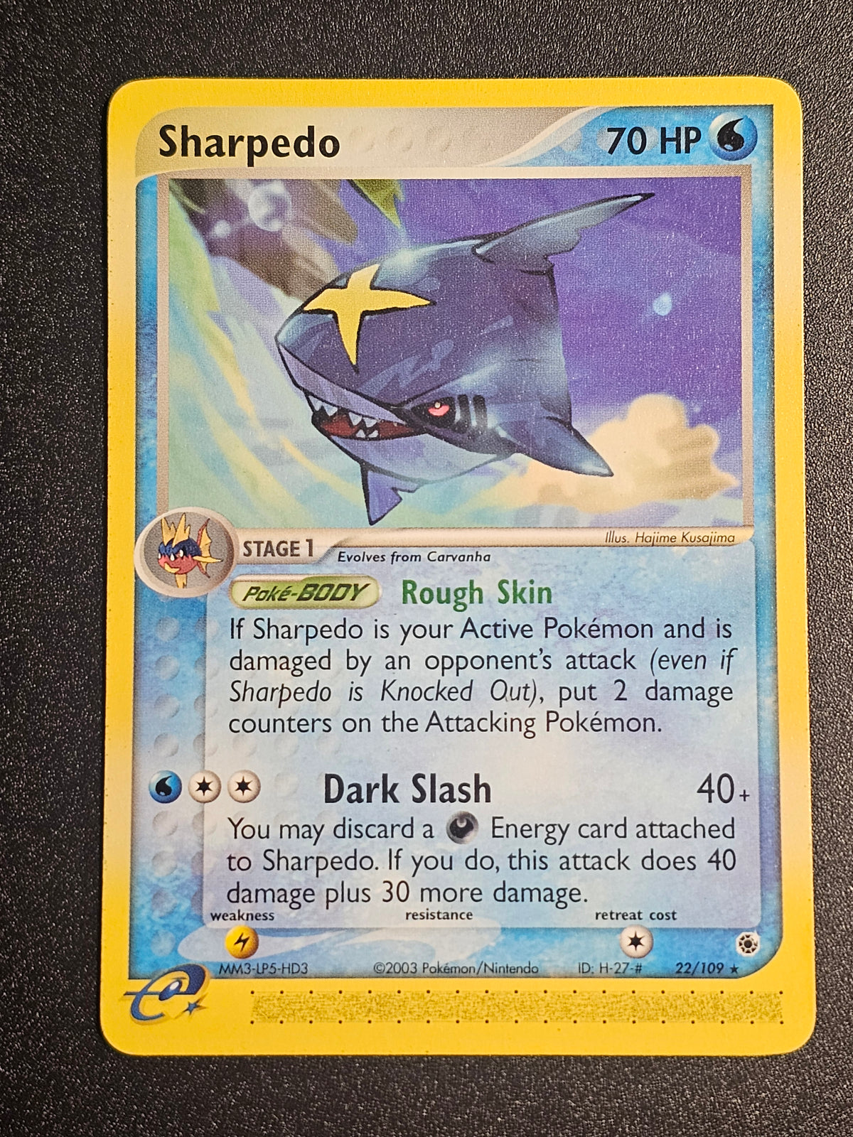 Pokemon TCG - Sharpedo 22/109 Ruby & Sapphire