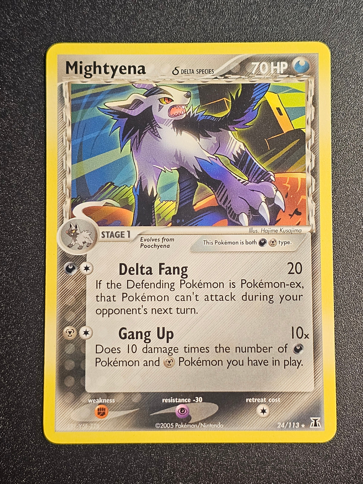 Pokemon TCG - Mightyena 24/113 Delta Species