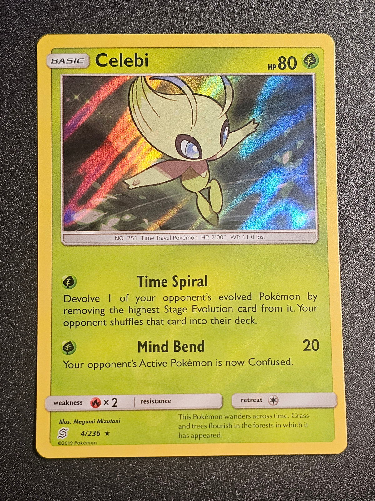 Pokemon TCG - Celebi 4/236 Holo Unified Minds