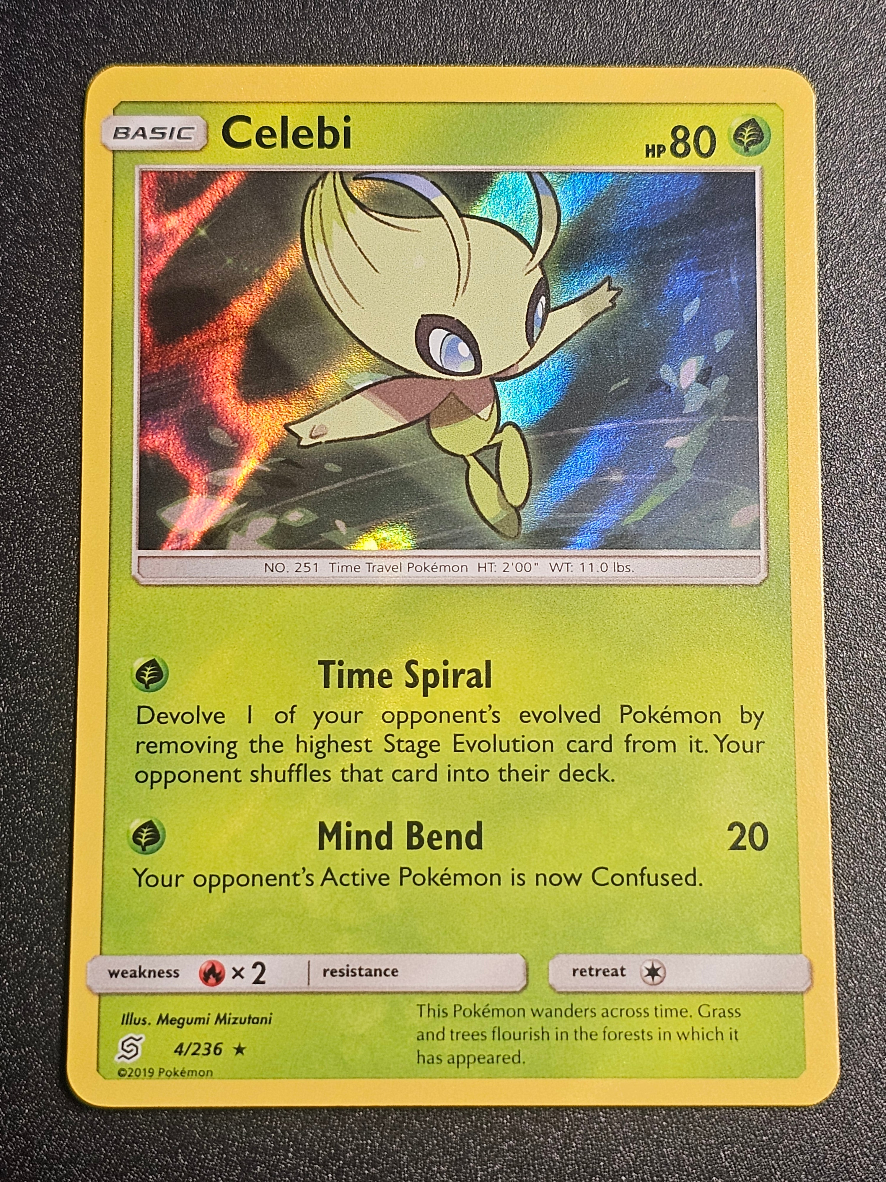 Pokemon TCG - Celebi 4/236 Holo Unified Minds