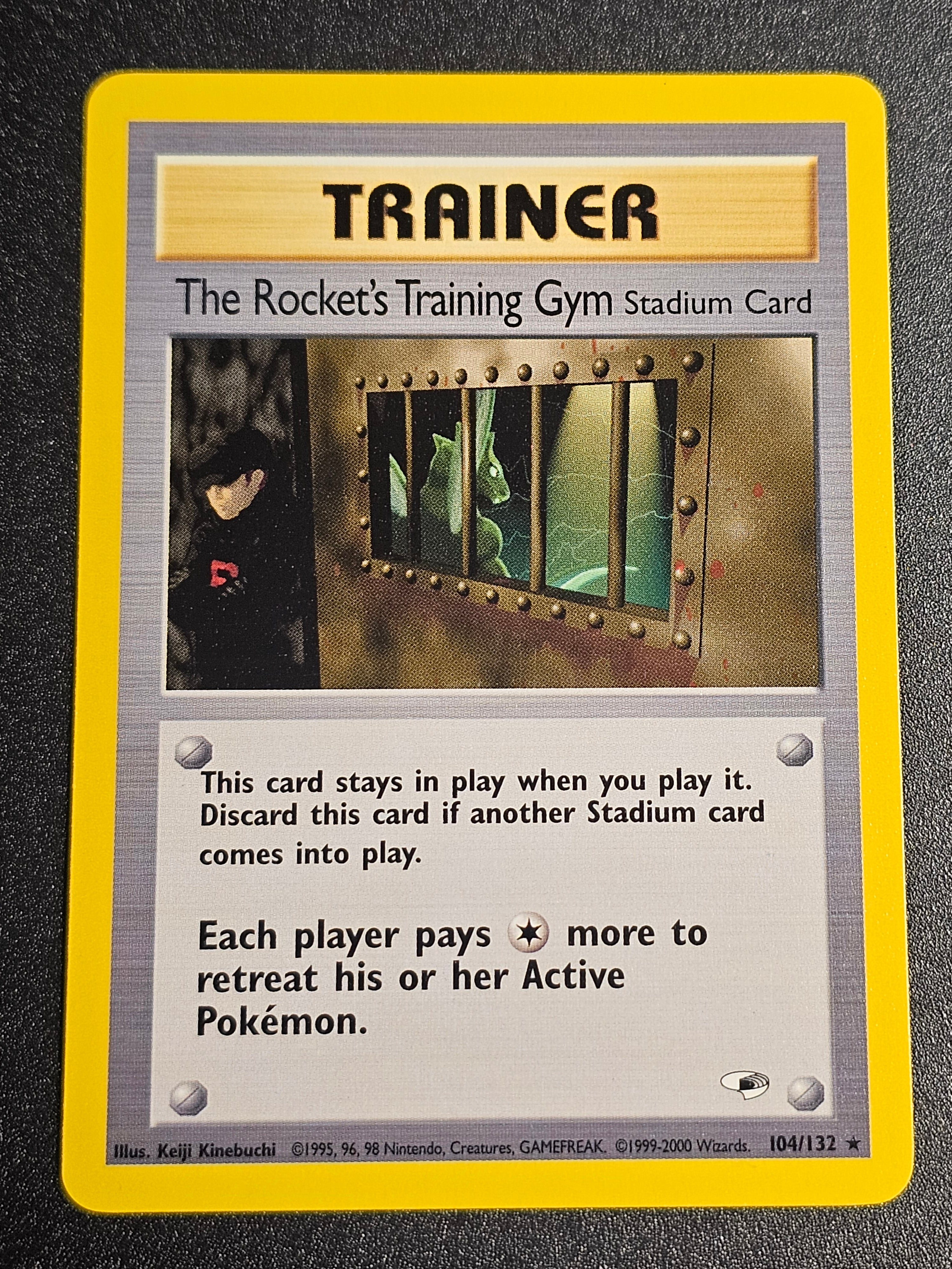 Pokemon TCG - The Rocket's Training Gym 104/132 Gym Heroes