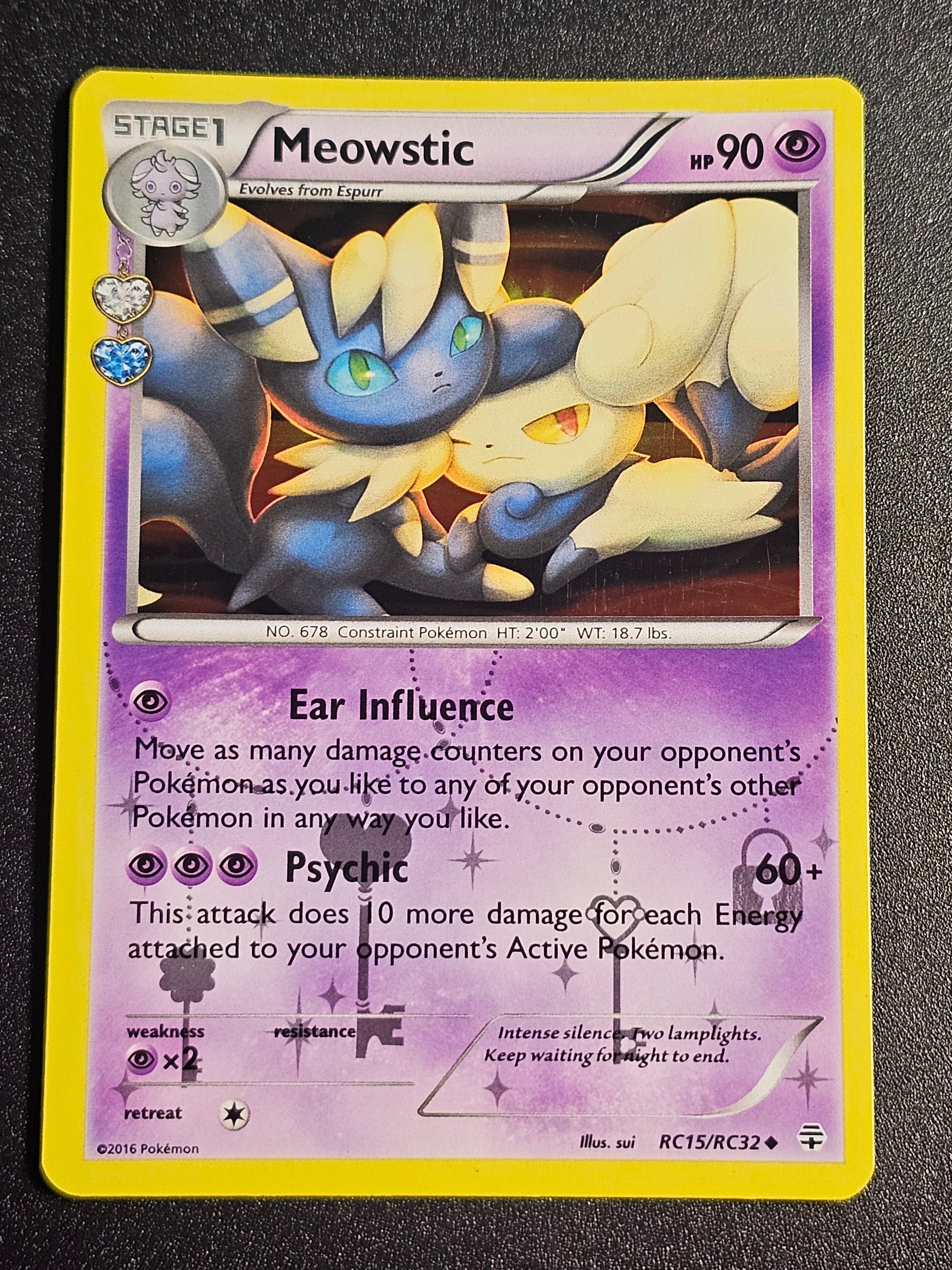 Pokemon TCG - Meowstic RC15/RC32 Radiant Collection