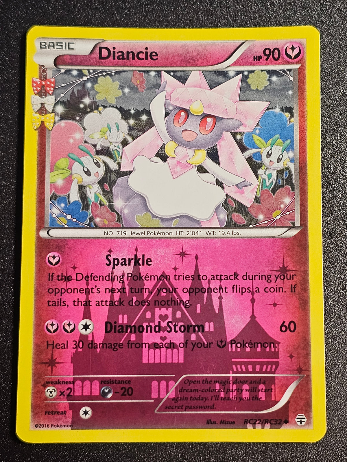 Pokemon TCG - Diancie RC22/RC32 Radiant Collection