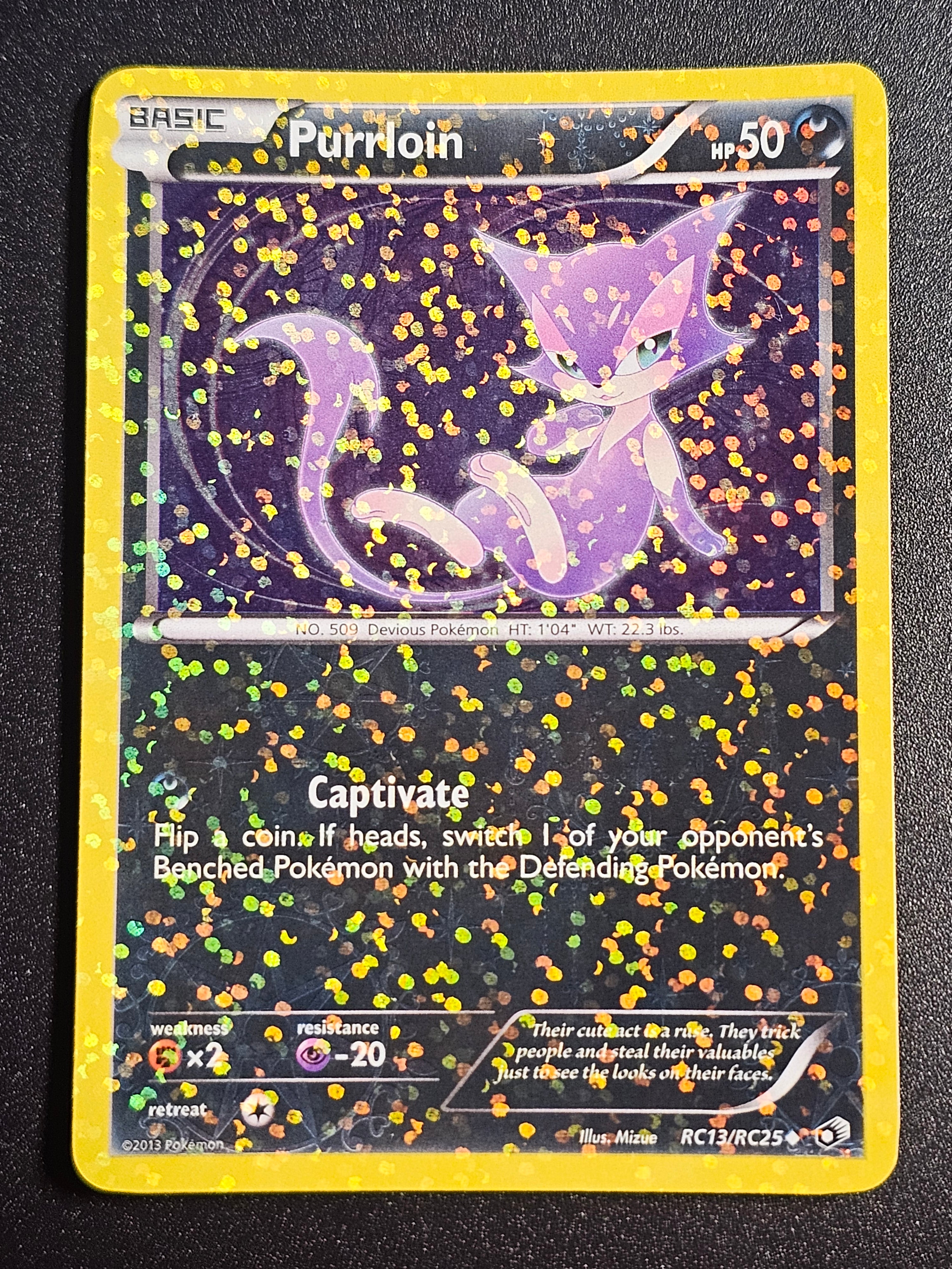 Pokemon TCG - Purrloin RC13/RC25 Radiant Collection