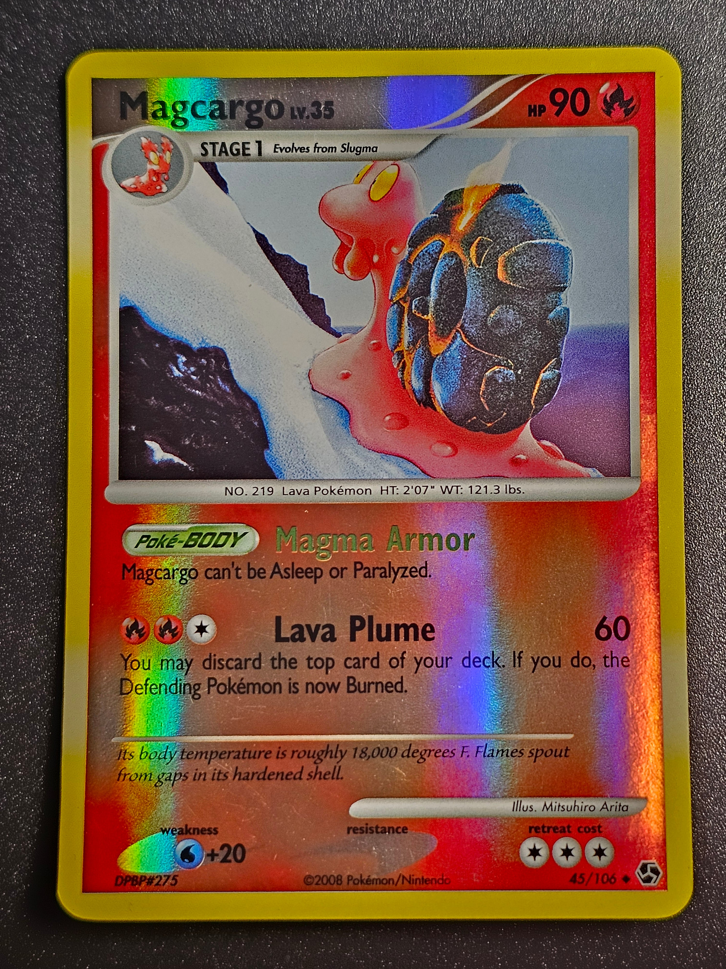 Pokemon TCG - Macargo 45/106 Reverse Holo Great Encounters