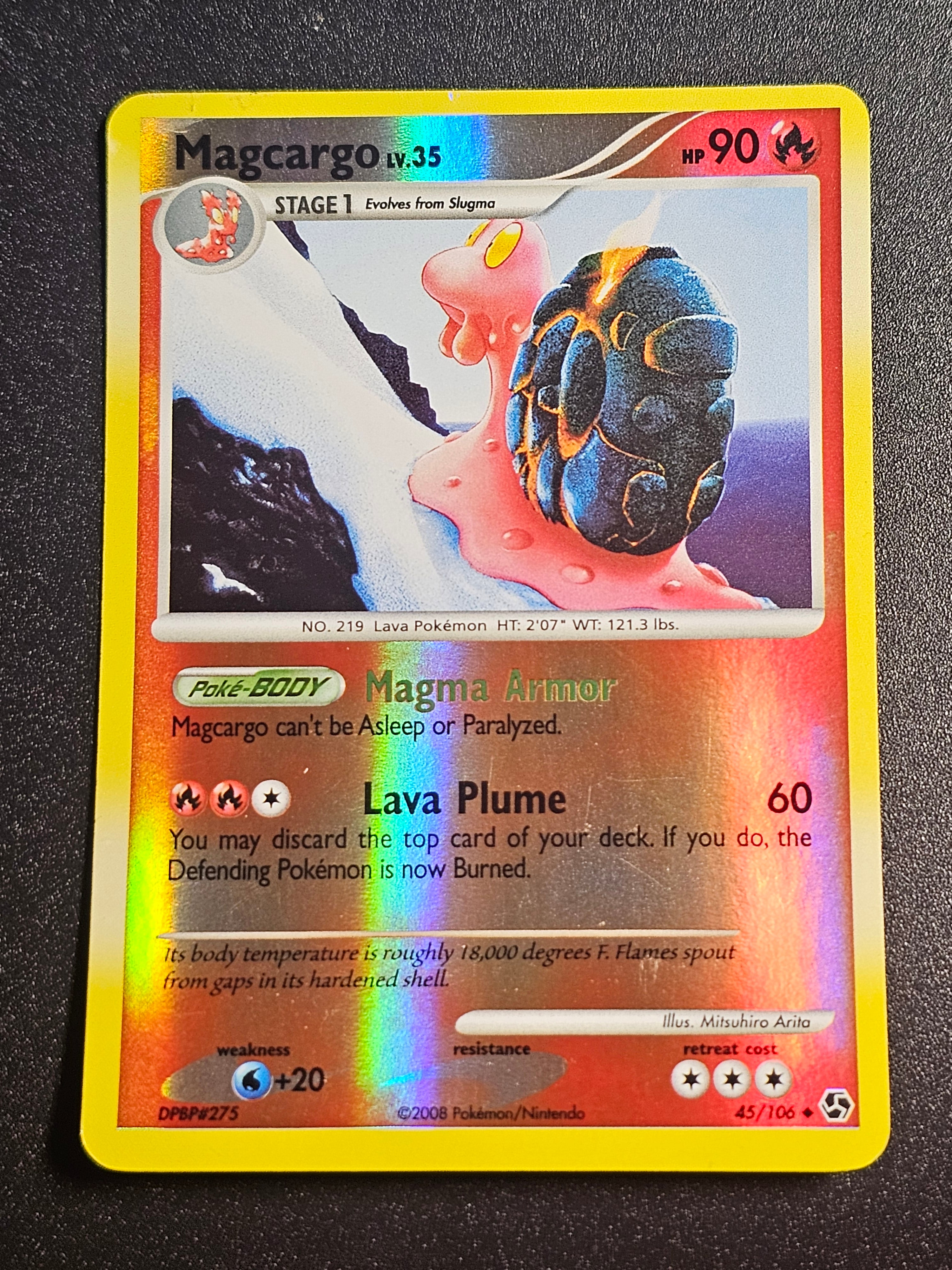 Pokemon TCG - Macargo 45/106 Reverse Holo Great Encounters