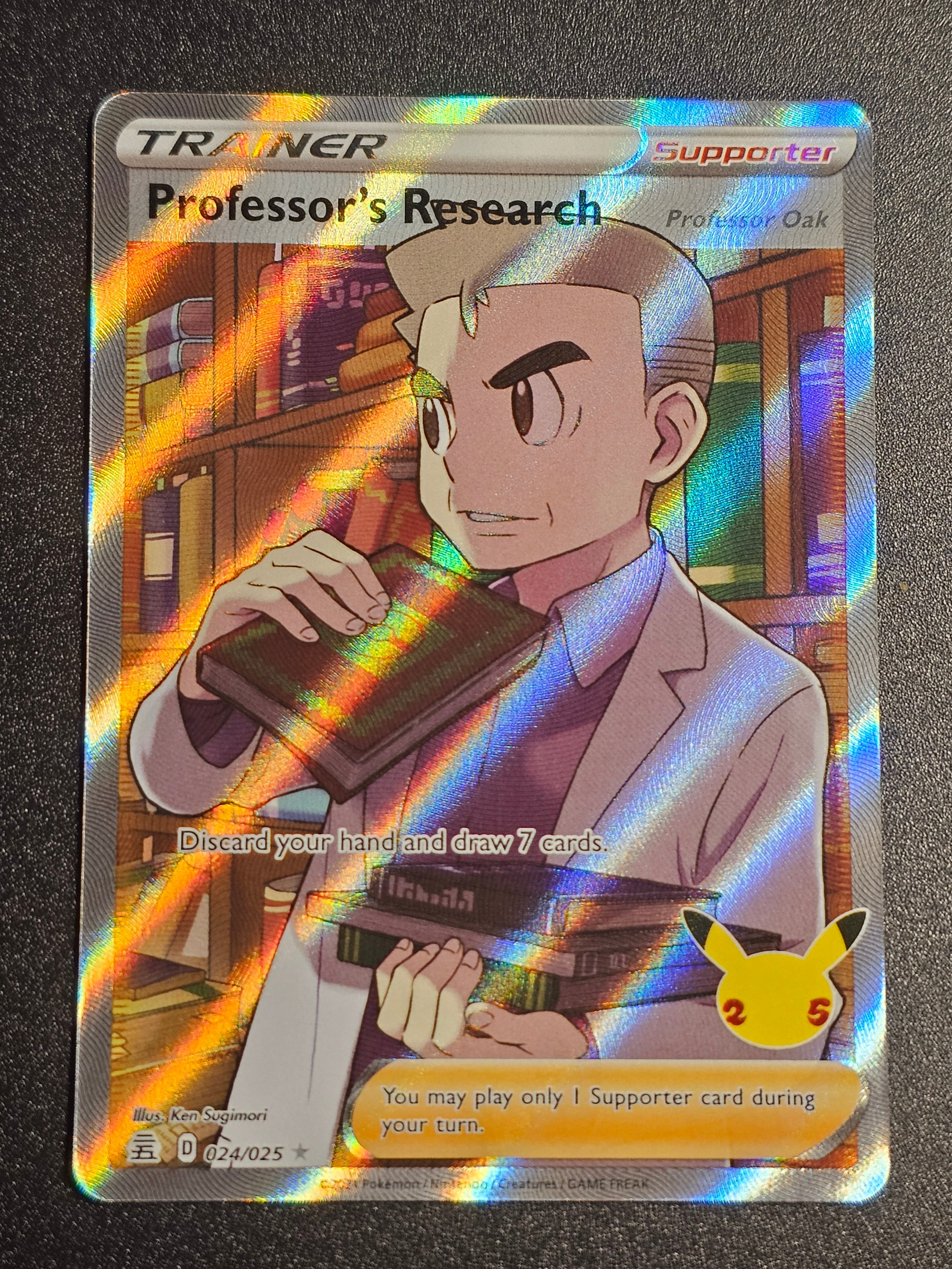 Pokemon TCG - Professor's Research 024/025 Celebrations