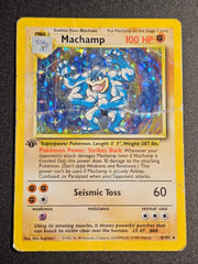 Pokemon TCG - Machamp 8/102 1st Edition Holo Base Set
