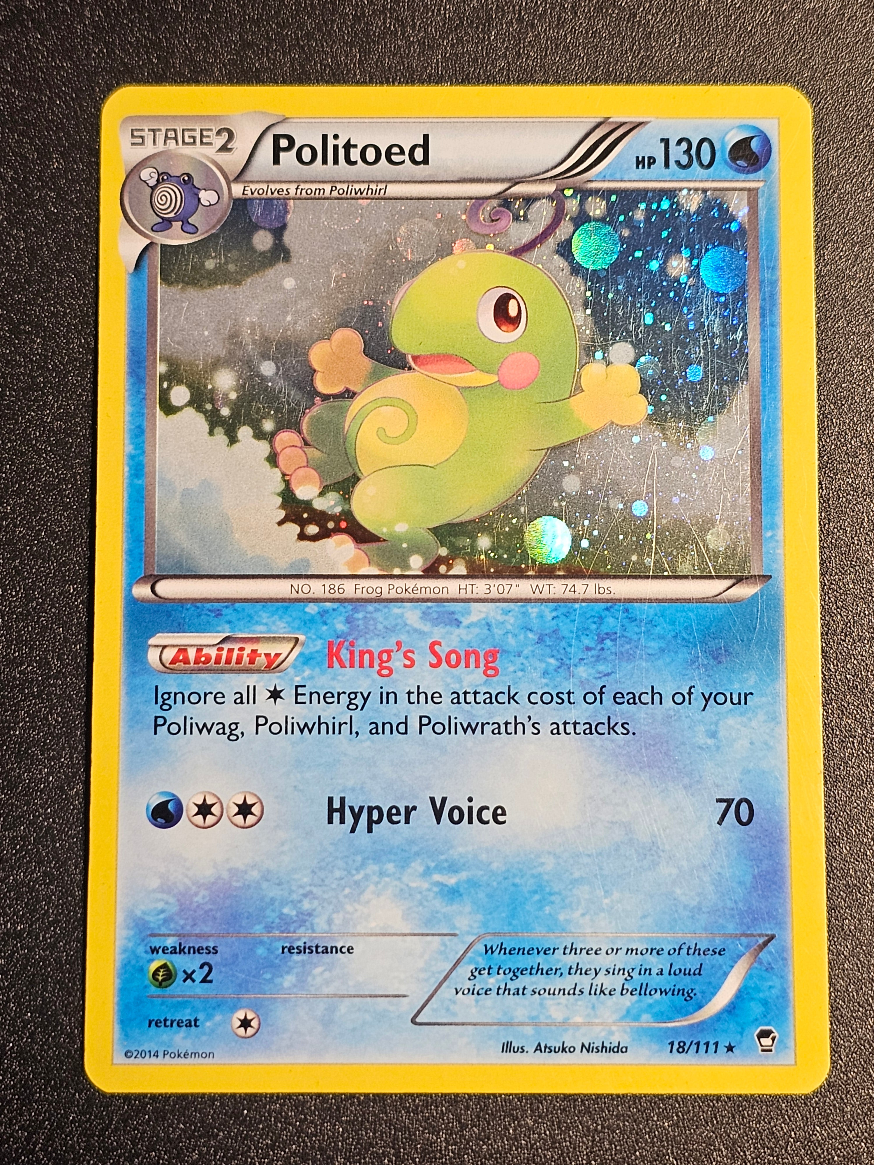Pokemon TCG - Politoed 18/111 Cosmos Holo