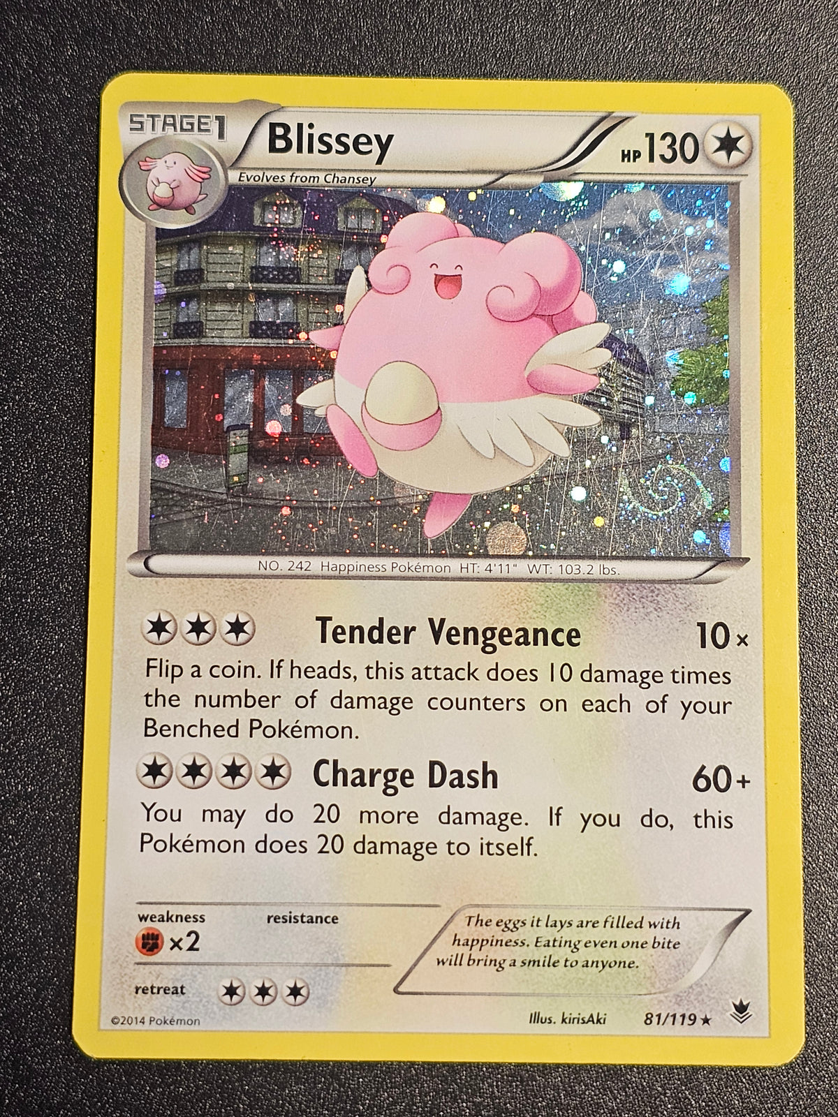 Pokemon TCG - Blissey 81/119 Cosmos Holo