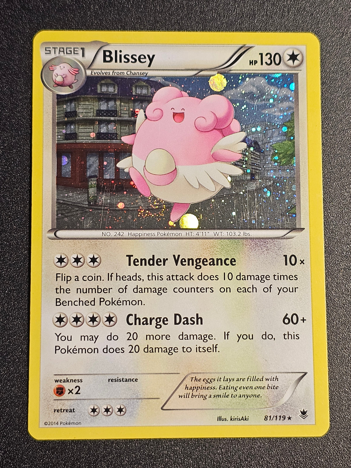Pokemon TCG - Blissey 81/119 Cosmos Holo