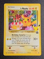 Pokemon TCG - Birthday Pikachu 24 Celebrations Promo