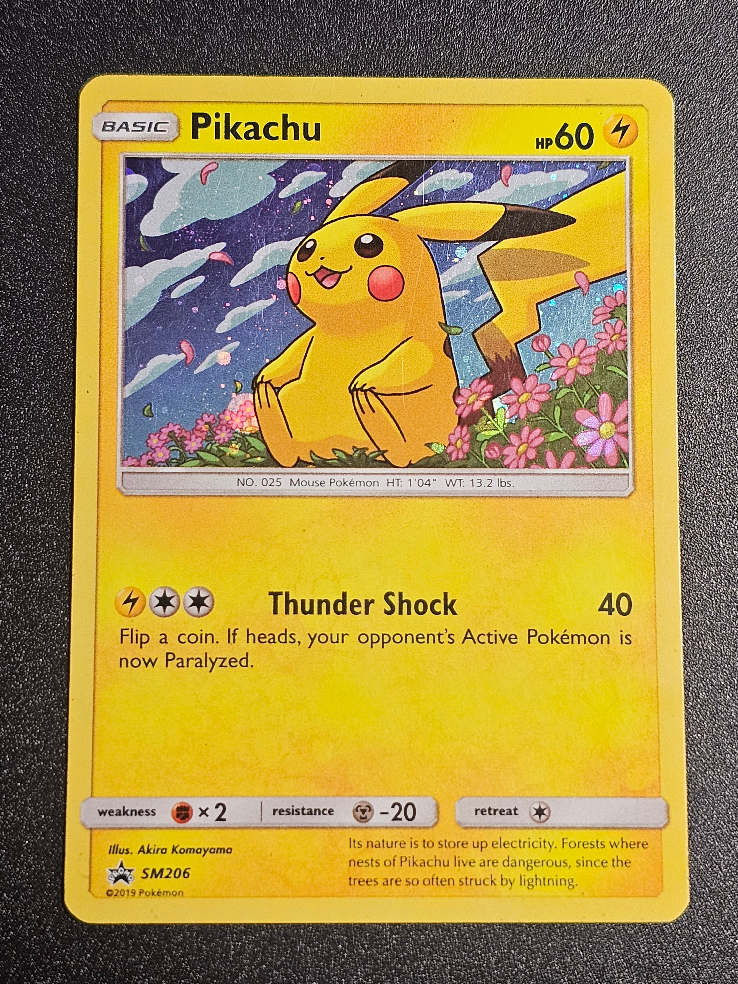 Pokemon TCG - Pikachu SM206 Cosmos Holo Promo