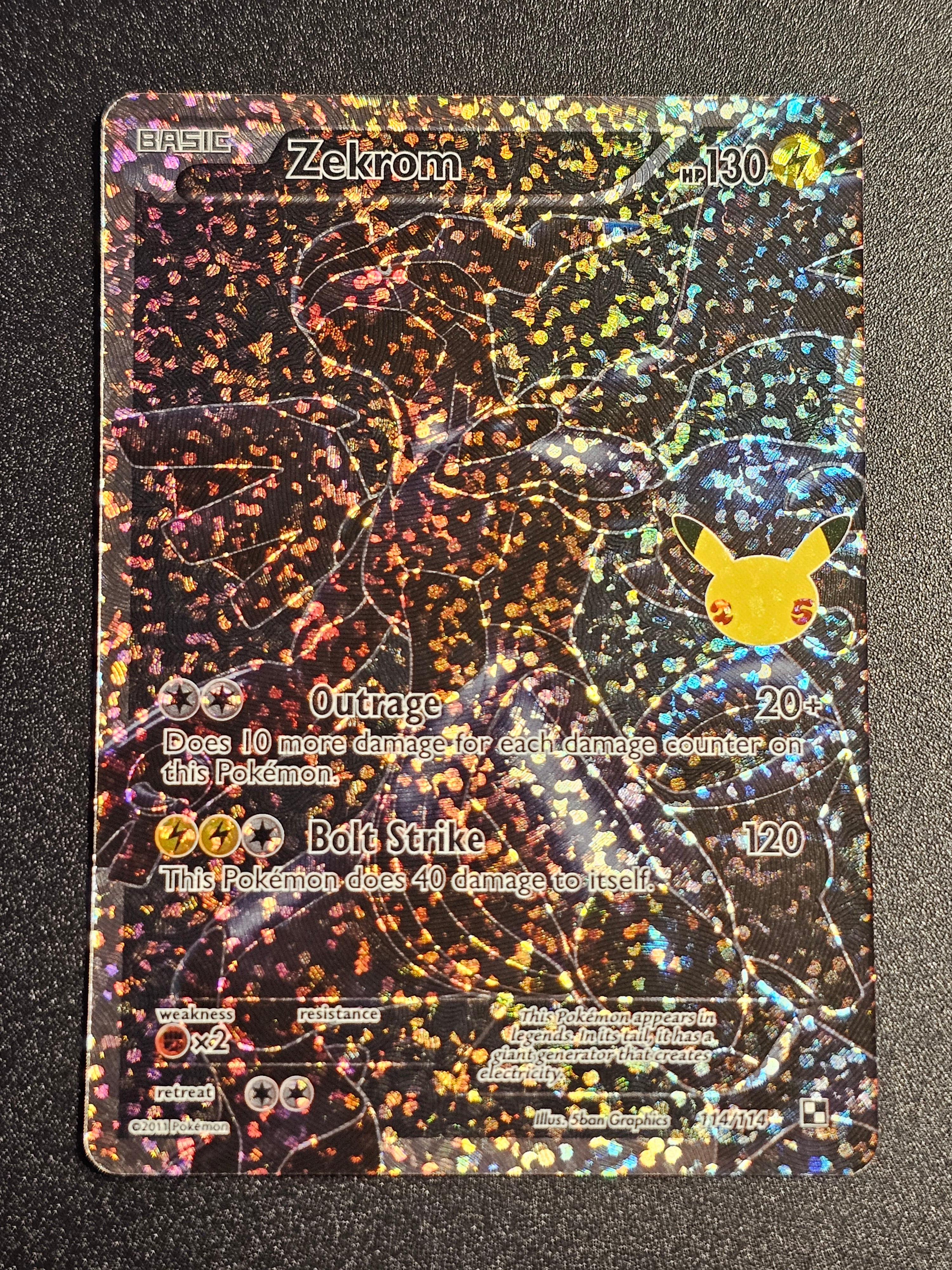 Pokemon TCG - Zekrom 114/114 Celebrations