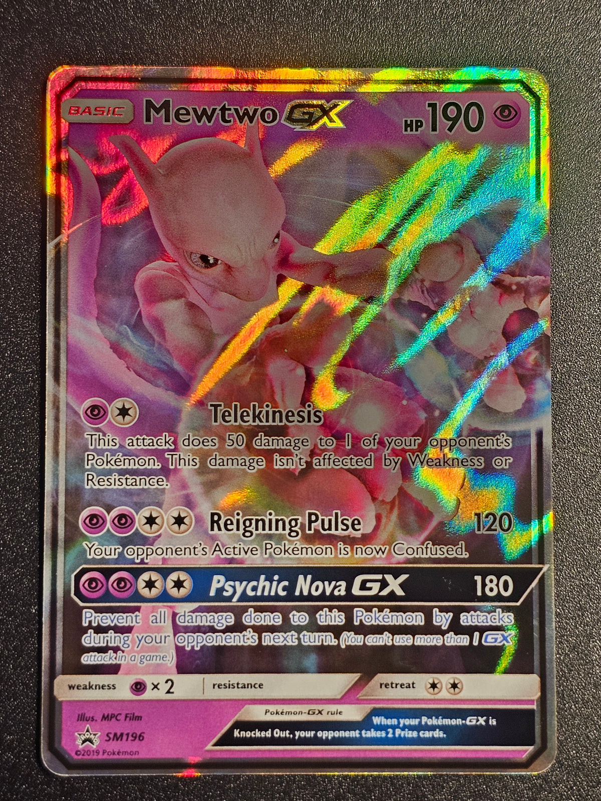 Pokemon TCG - Mewtwo GX SM196 Promo