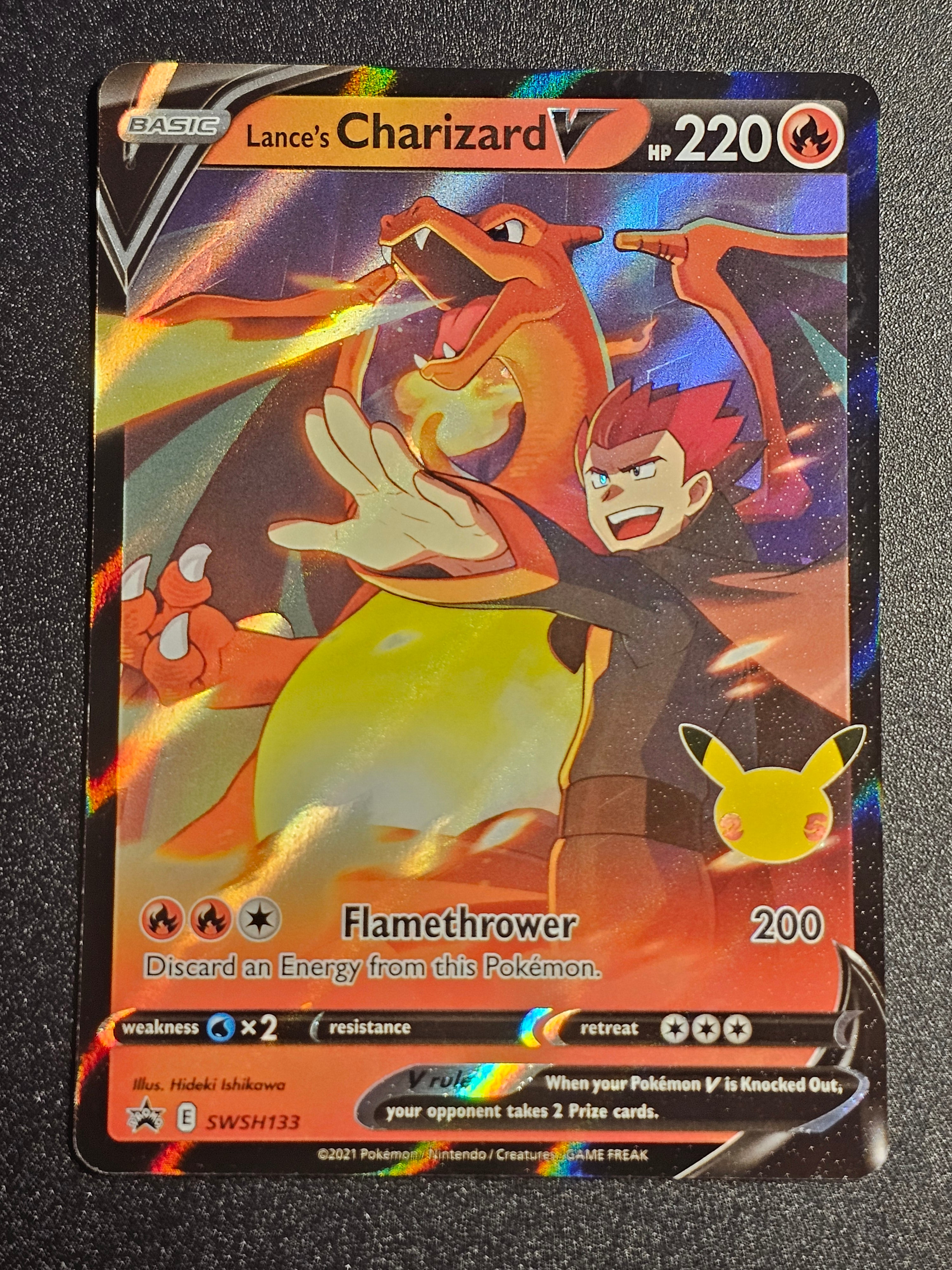 Pokemon TCG - Lance's Charizard V SWSH133 Promo