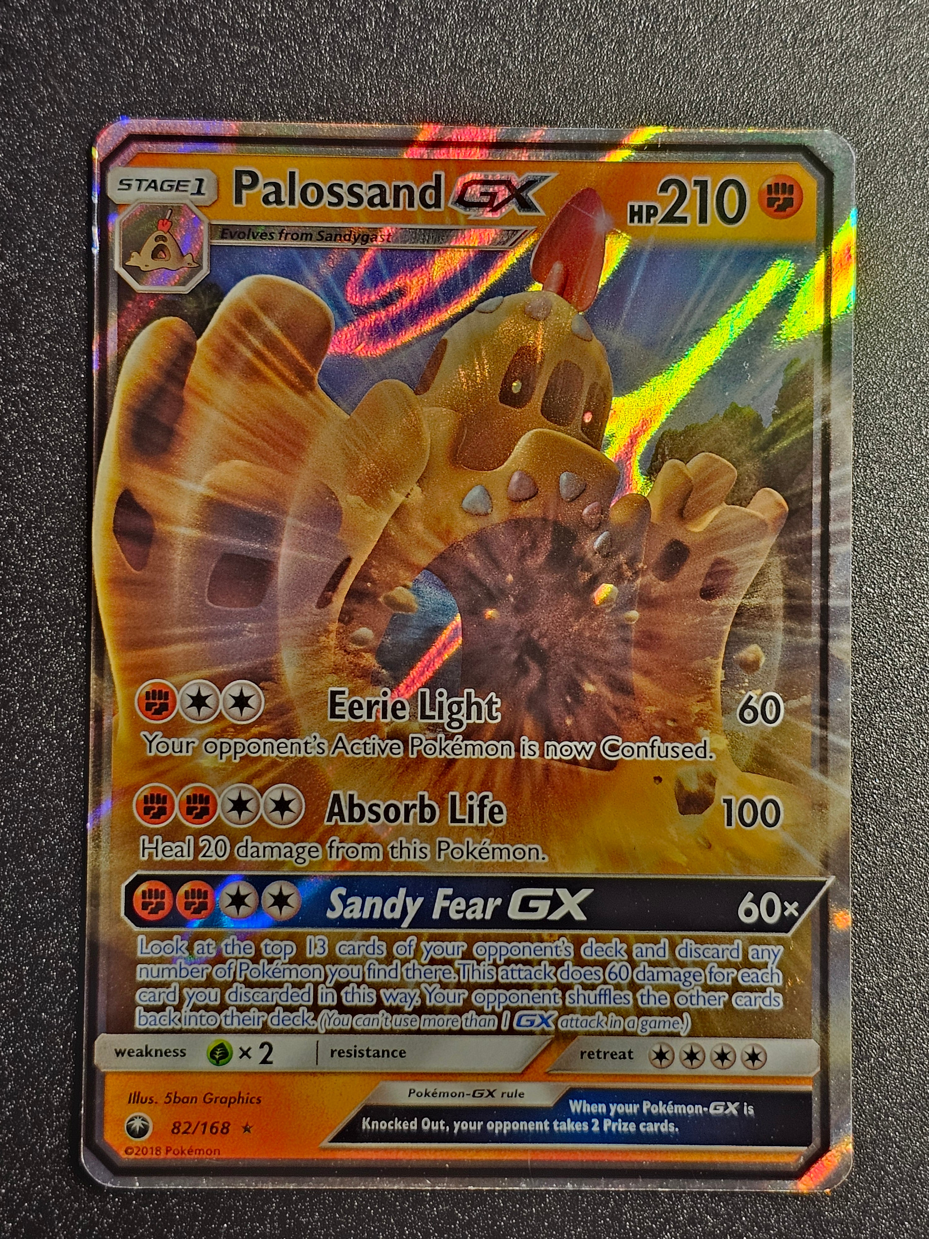 Pokemon TCG - Palossand GX 82/168 Celestial Storm